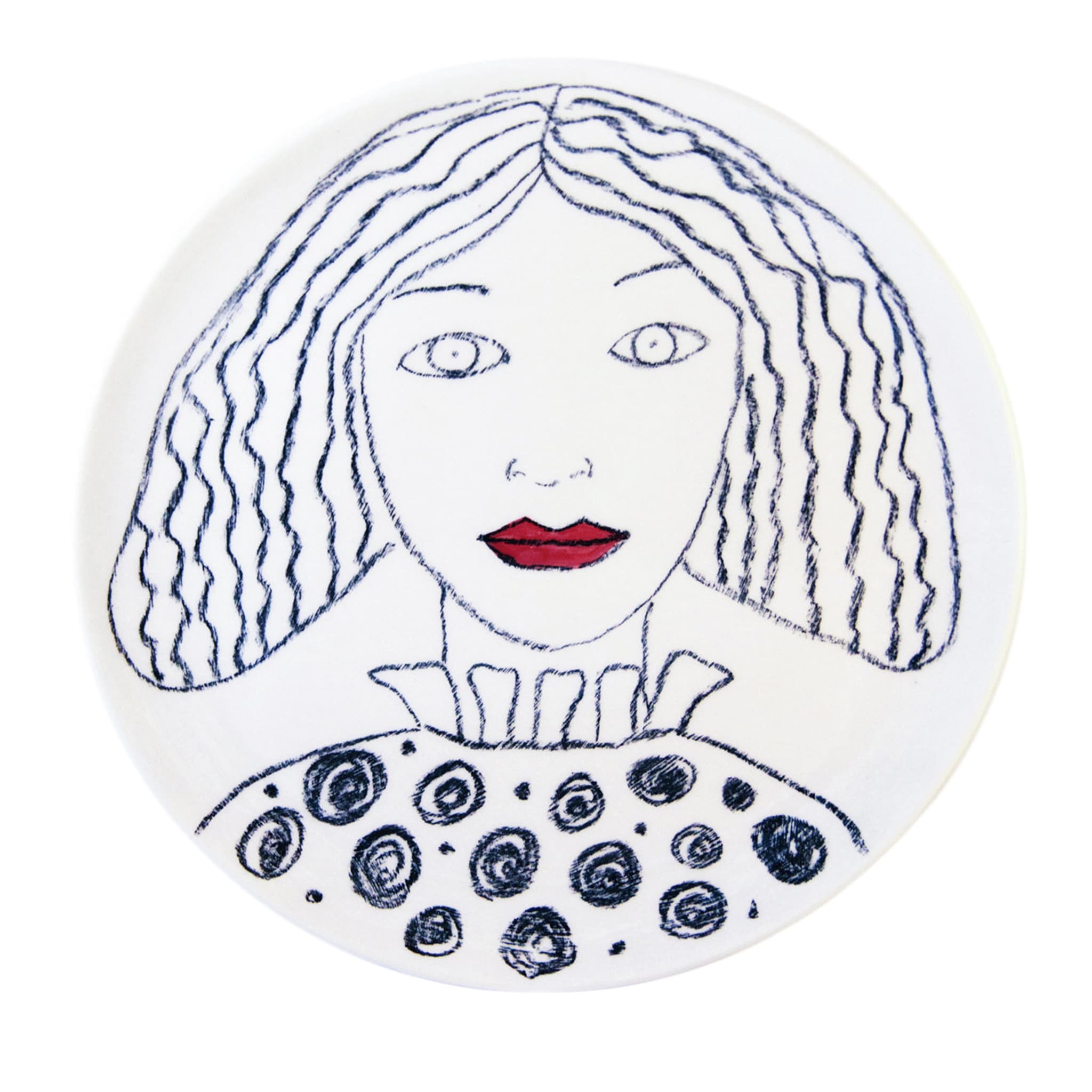Woman Decorative Plate #2 - Main view