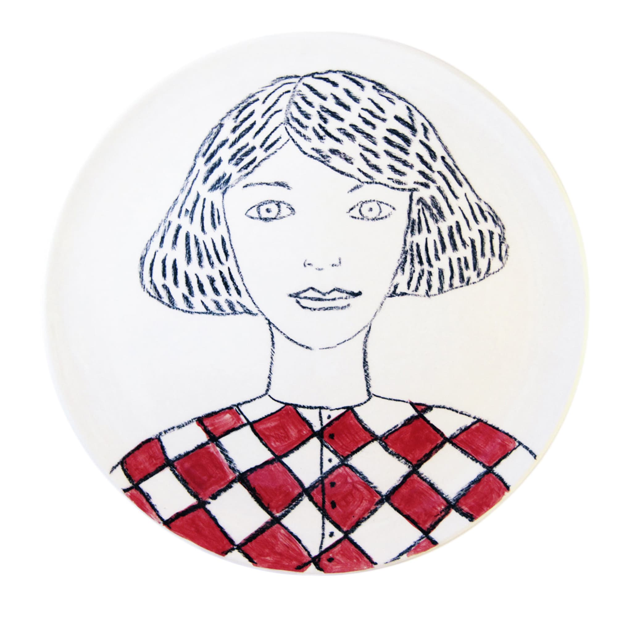 Woman Decorative Plate #1 - Main view