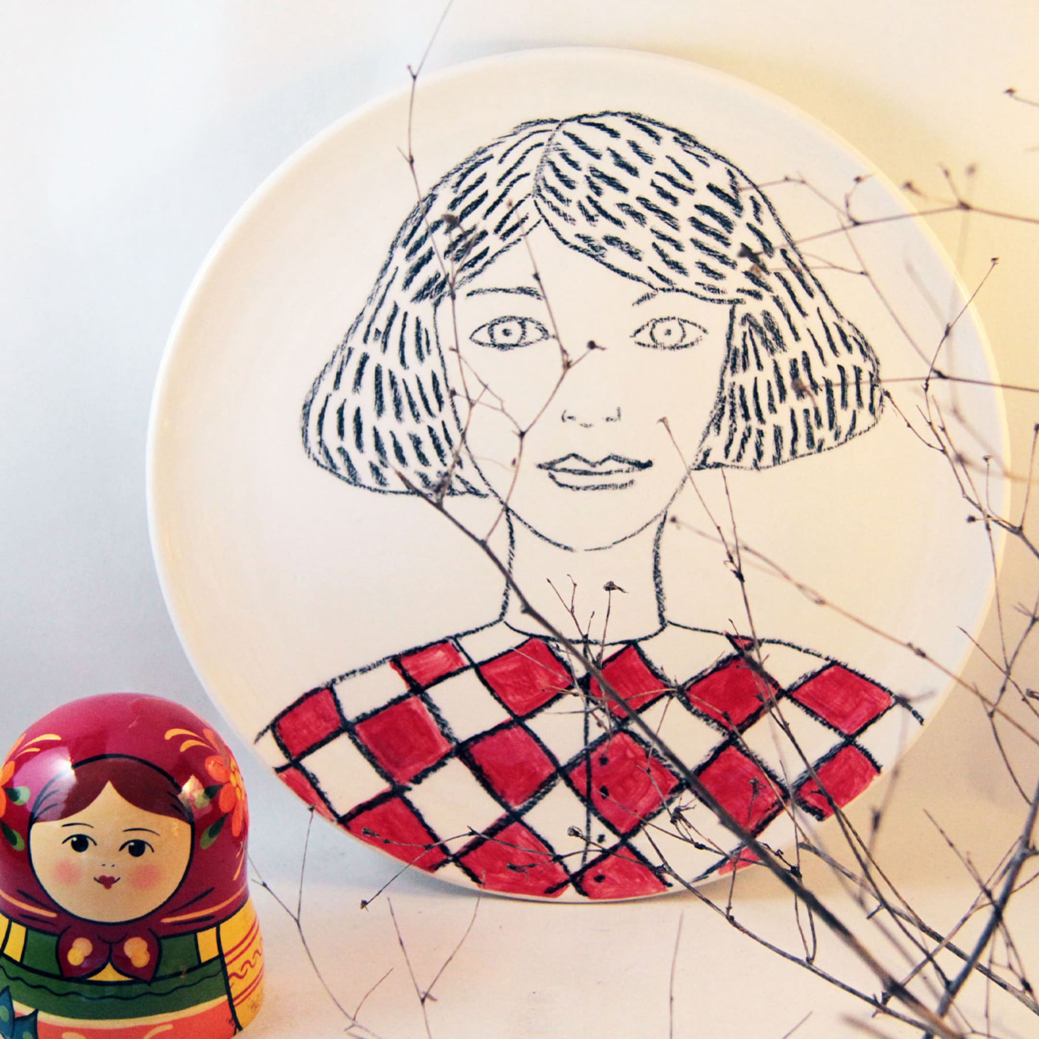Woman Decorative Plate #1 - Alternative view 1