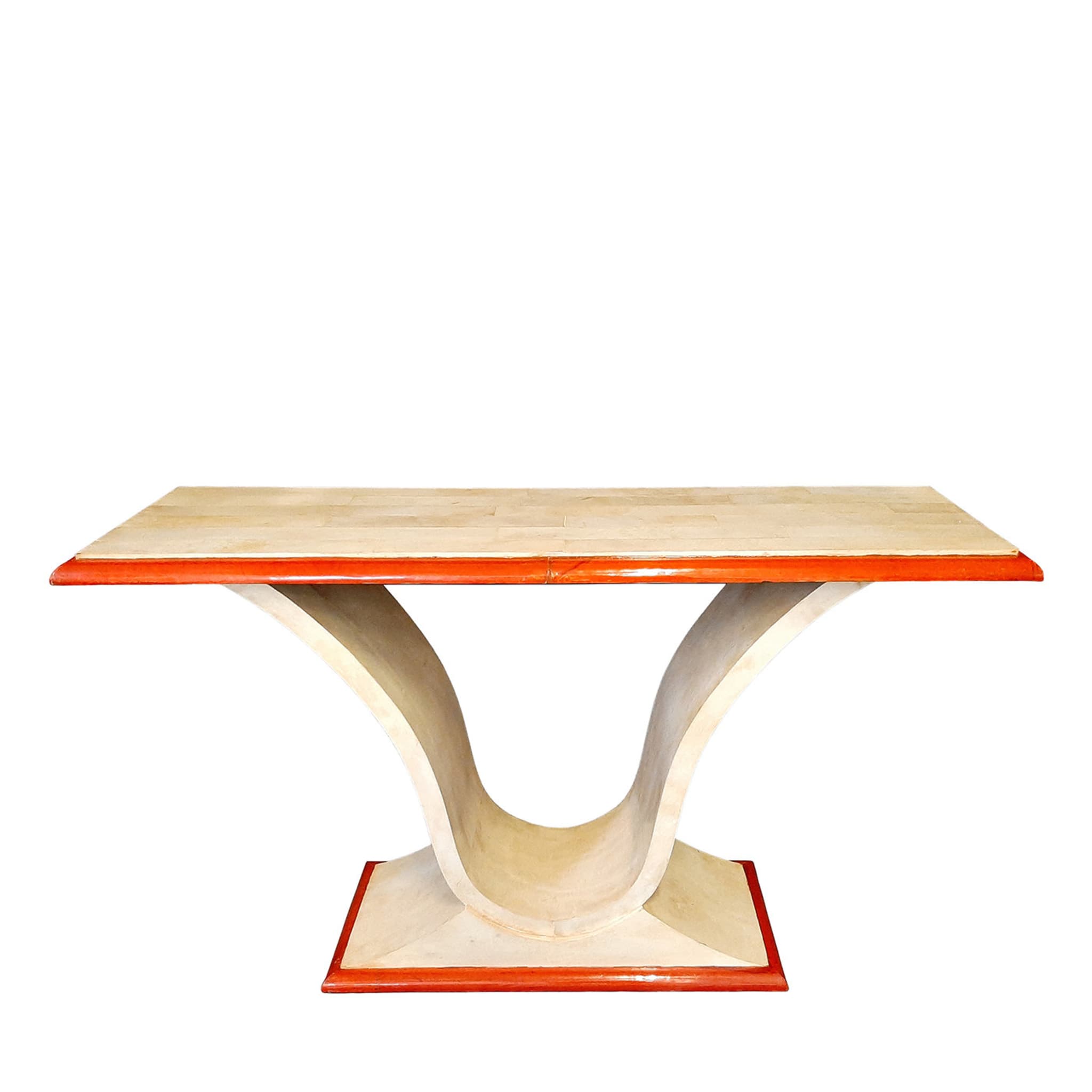 PLM-0086 Red/Ivory Parchment Console  - Main view