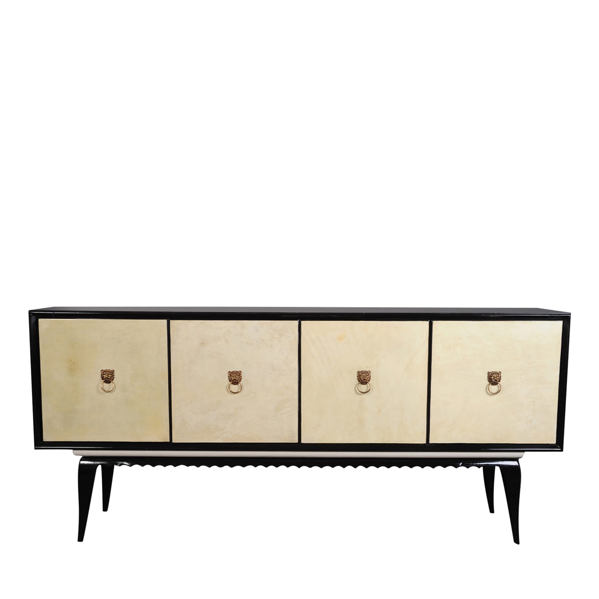 PLM-0004 Black and Ivory Parchment Sideboard - Main view