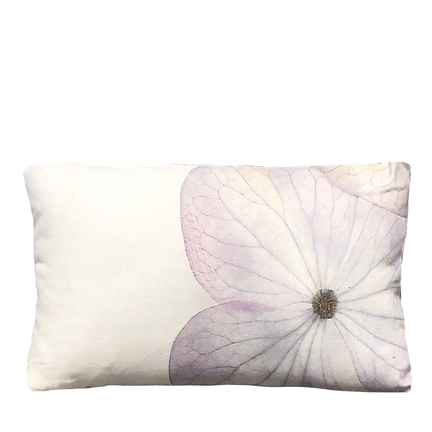  Ortensie White Linen Cushion - Colomba Leddi