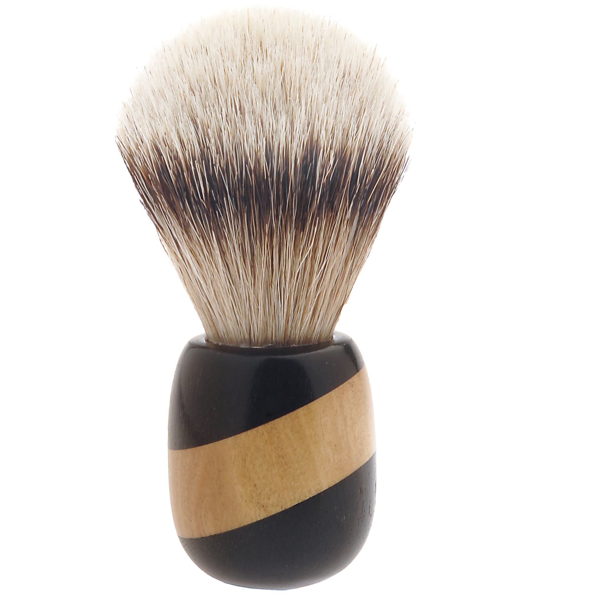 Shaving Brush in Maple and African Ebony Wood - Alternative view 1