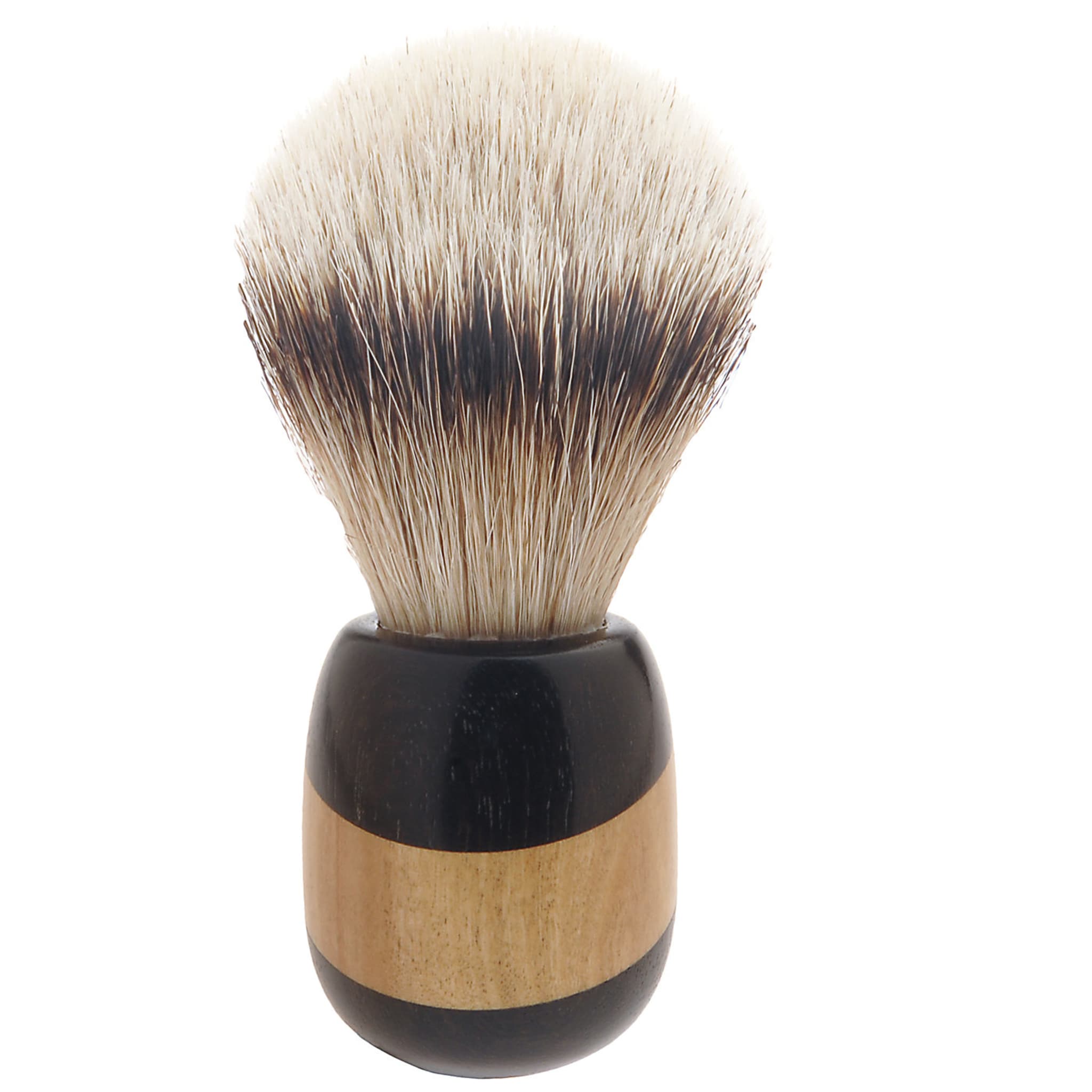 Shaving Brush in Maple and African Ebony Wood - Alternative view 2