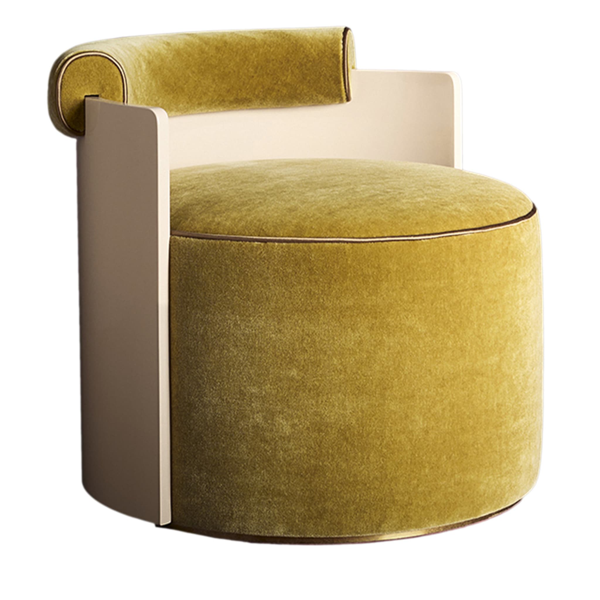 Patty Yellow Armchair by Dimoremilano - Main view