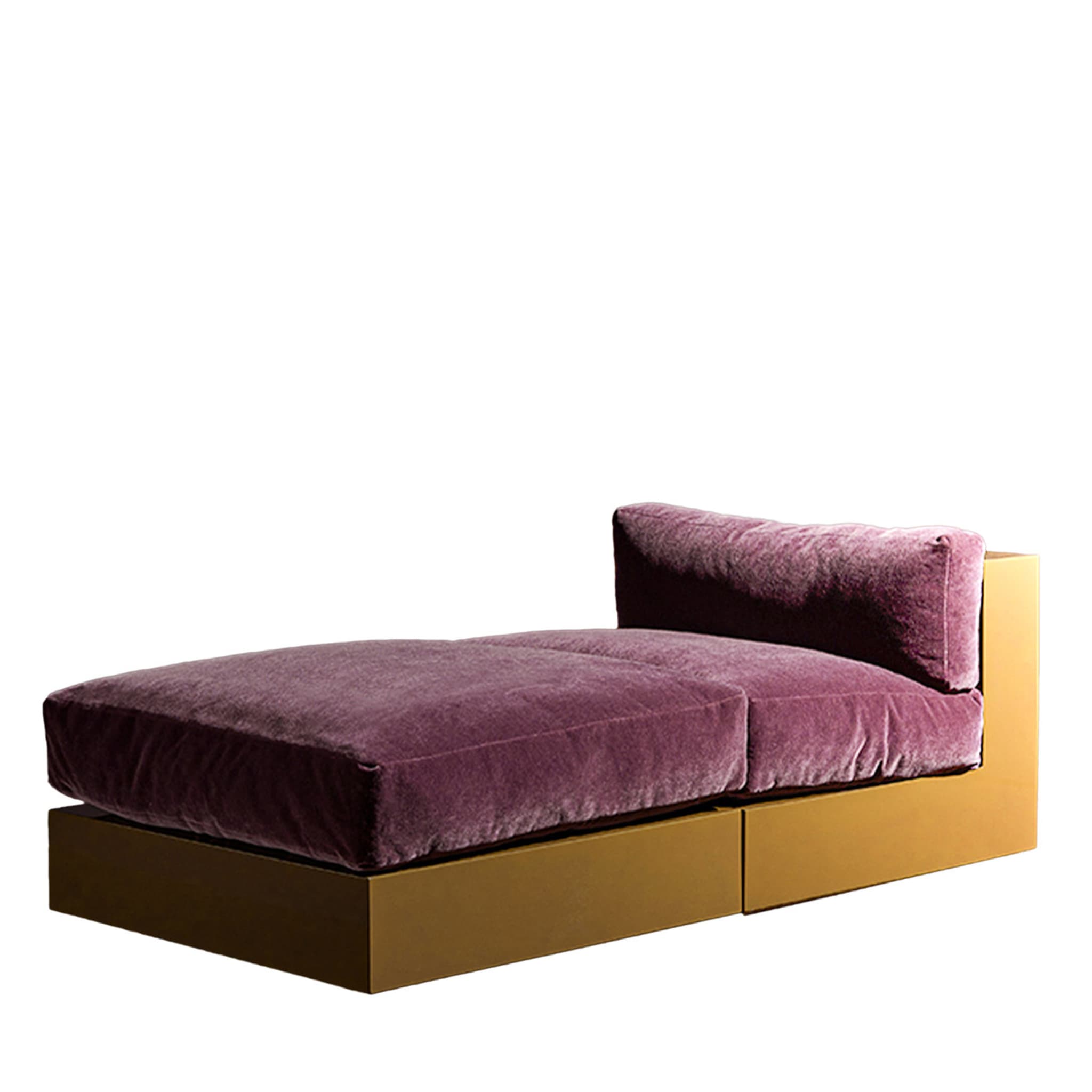 Club Purple Modular Chaise Longue by Dimoremilano - Main view