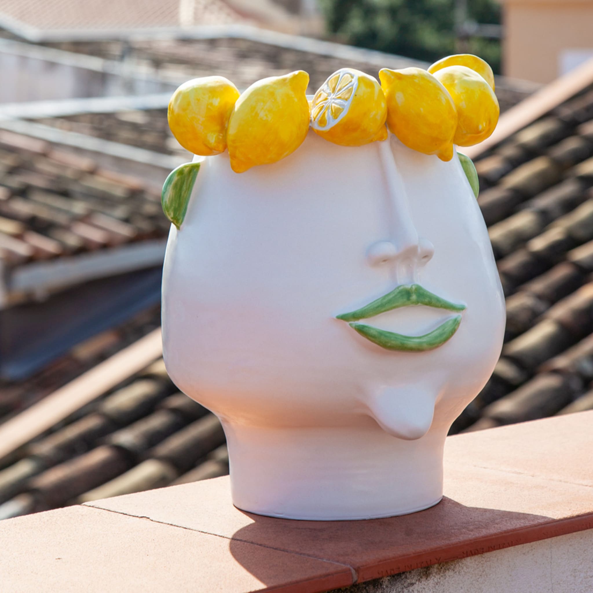 Domitilla Lemon Picker Head Vase - Alternative view 3