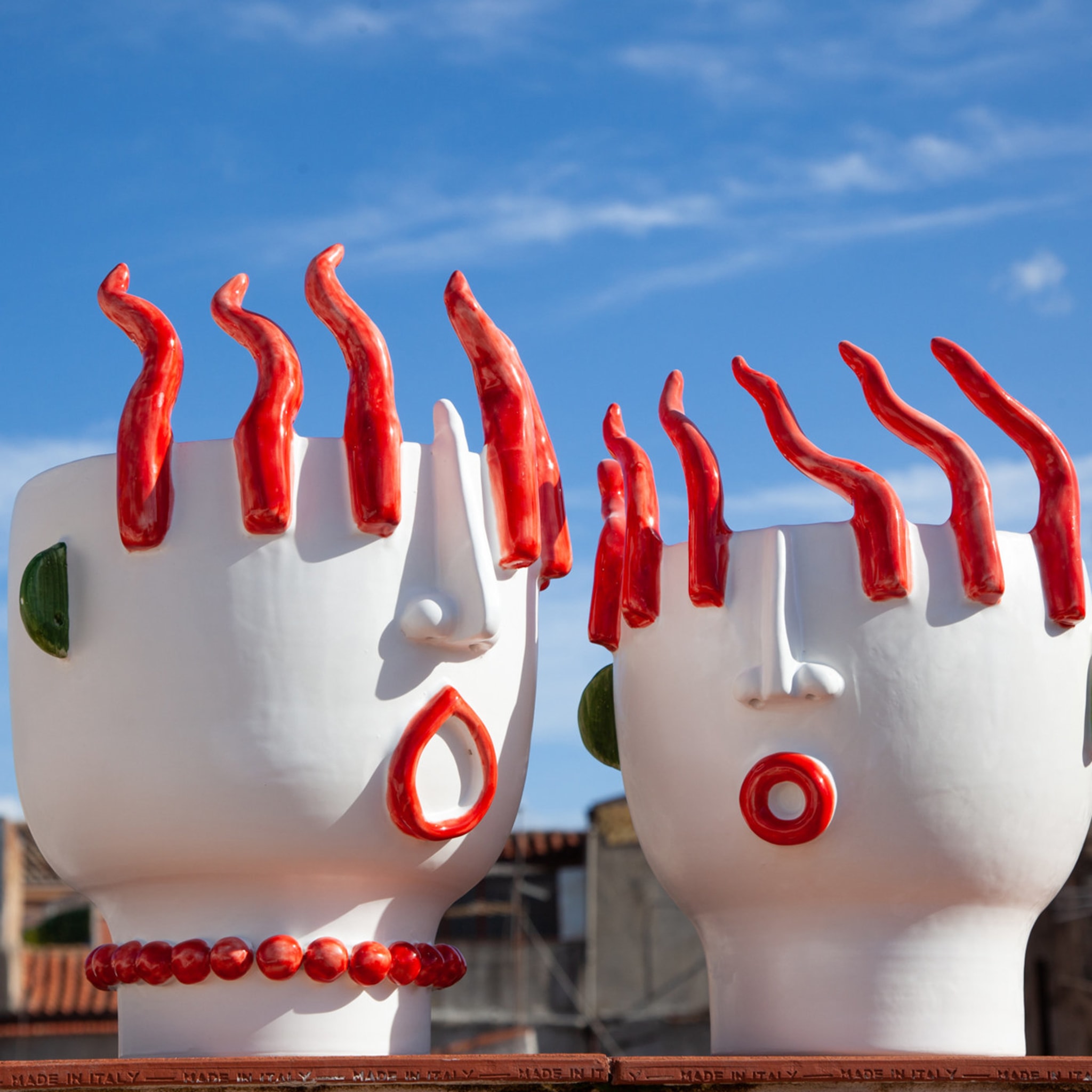 Ifigenia Street Vendor of Peppers Head Vase - Alternative view 3