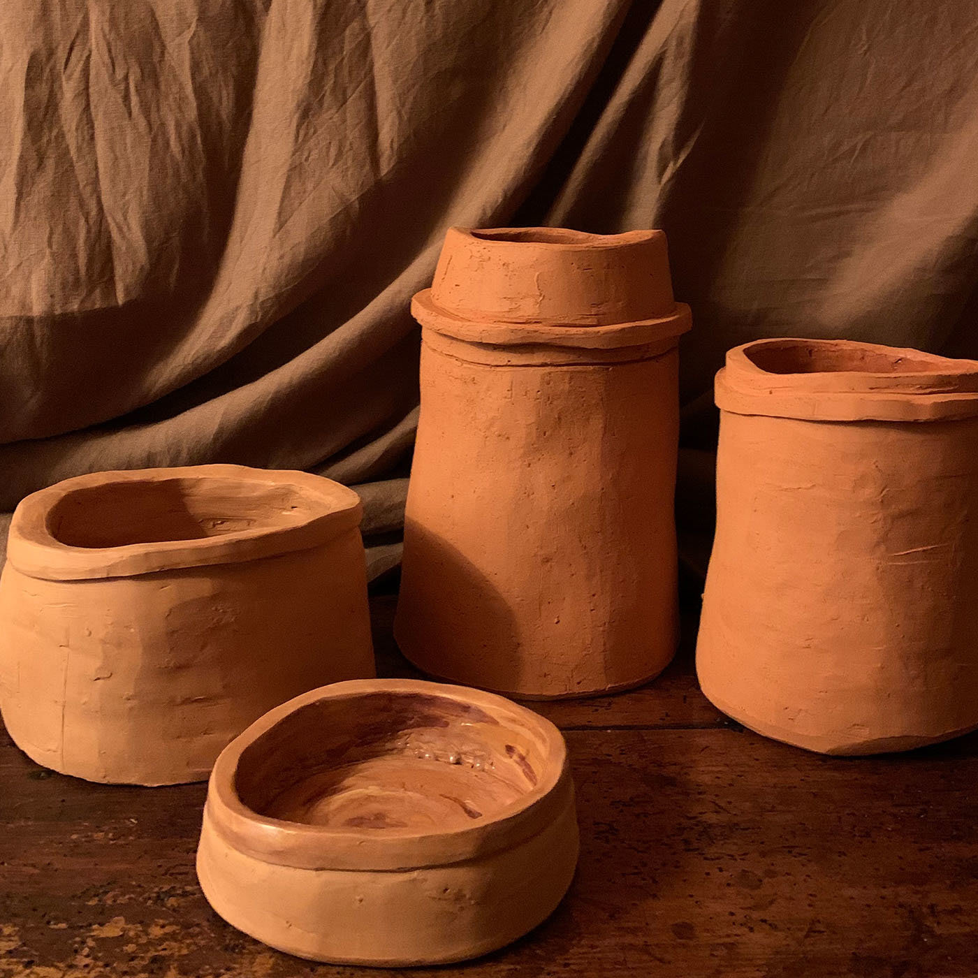 Conserva 04 Clay Container Vase - Studio Terre