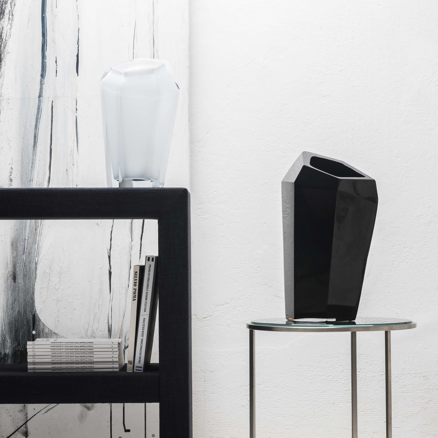 Kastle Black XL Vase by Karim Rashid Purho - Artemest