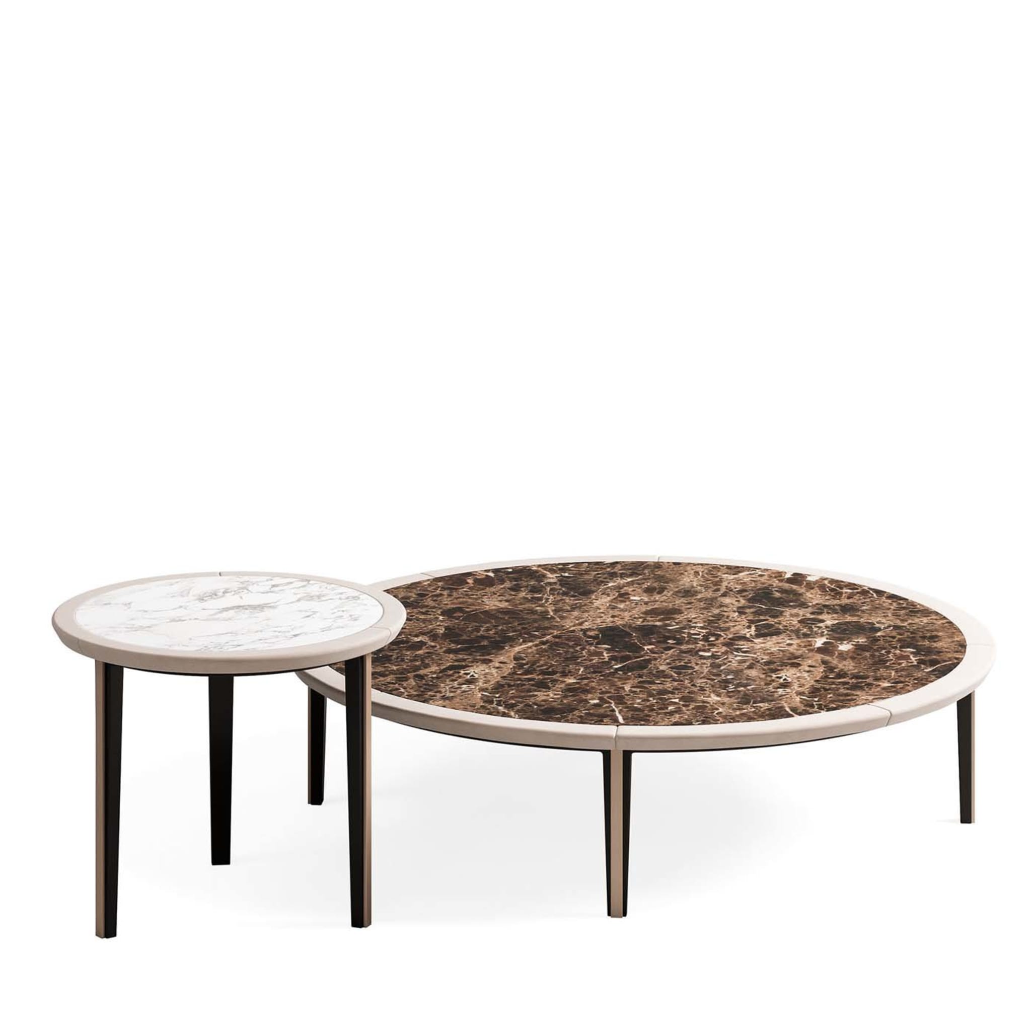 Set of Elan Side Table and Circle Coffee Table - Main view