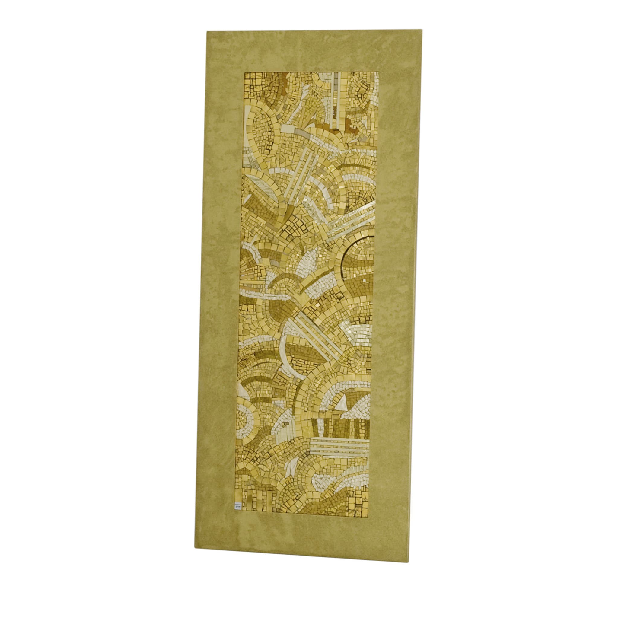 Panel decorativo de mosaico dorado - Vista principal
