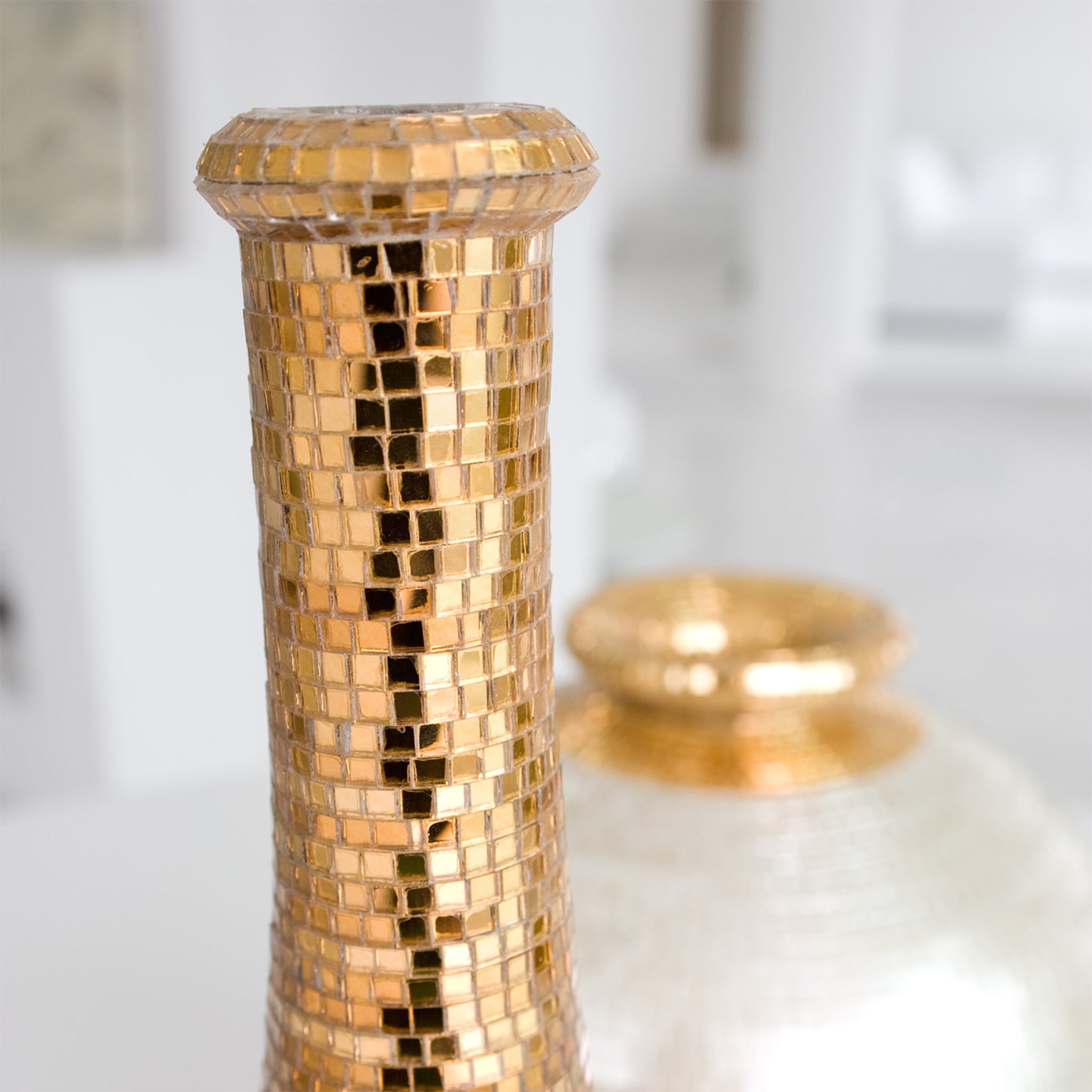 Gold and Ivory Decorative Bottle - Alternative view 3