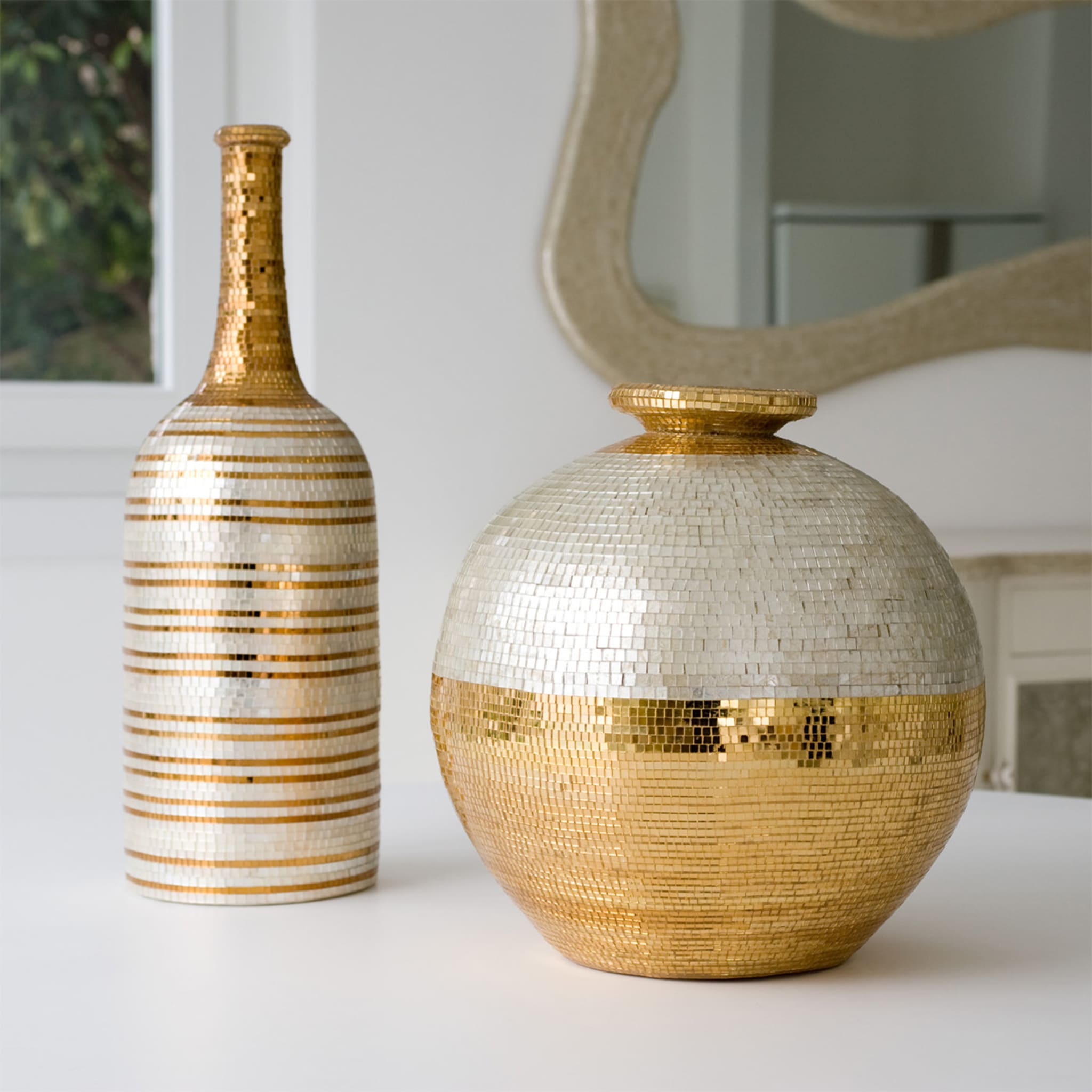 Gold and Ivory Decorative Bottle - Alternative view 5