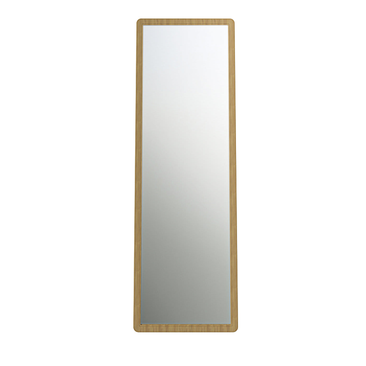 Fai M01 Oak Narrow Rectangular Mirror by Naji Mourani - 2K1M