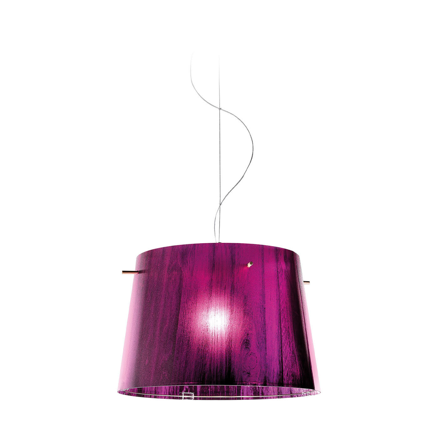 Woody Purple Pendant Lamp by Luca Mazza  - Slamp