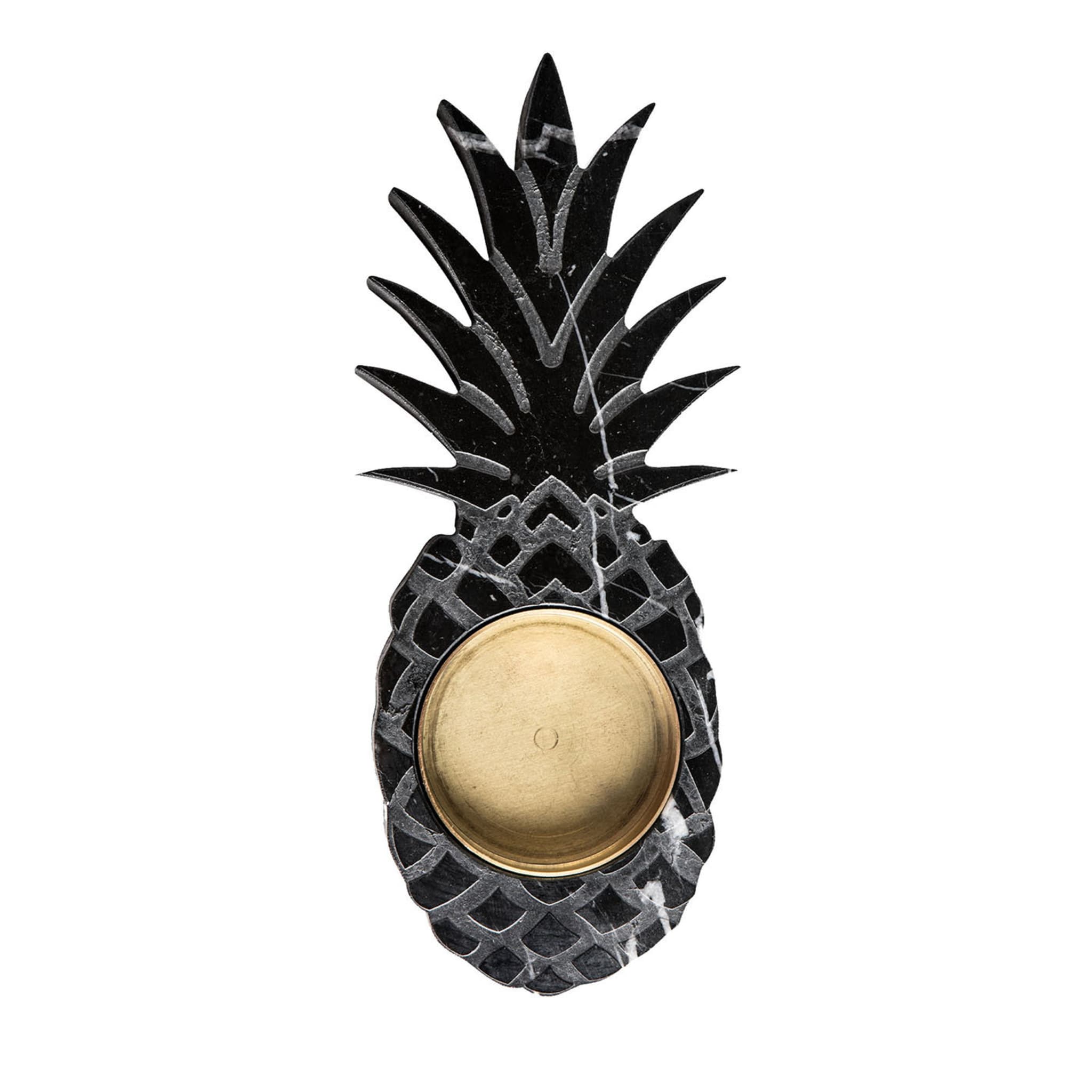Posacenere piccolo in marmo nero Pineapple - Vista principale