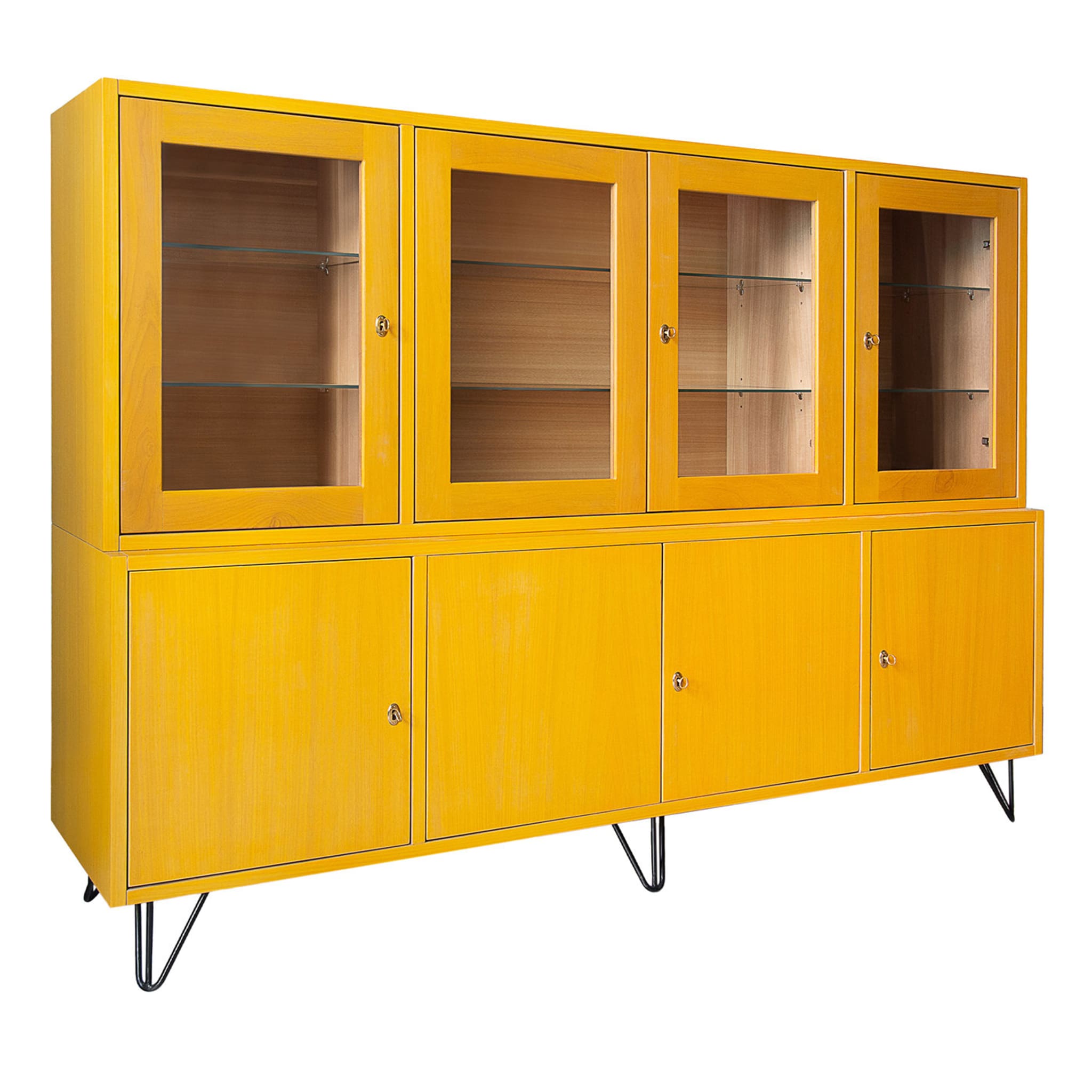 Cabinet jaune des années 50 - Vue principale