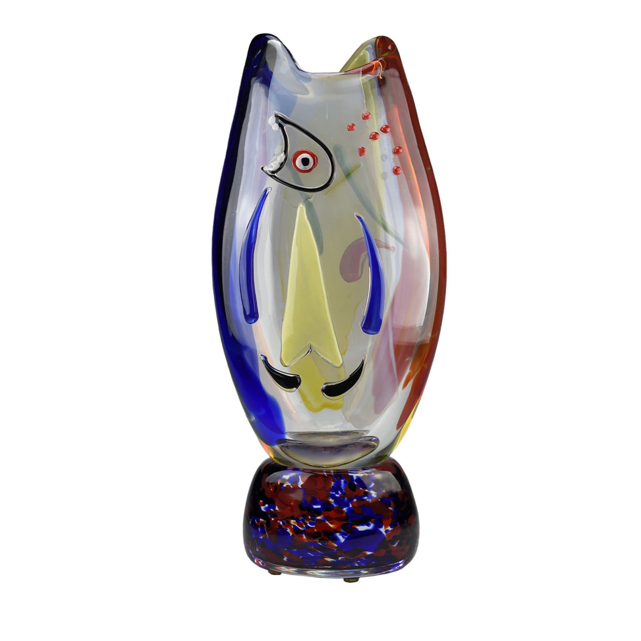 Vase polychrome Extraterrestre - Vue principale