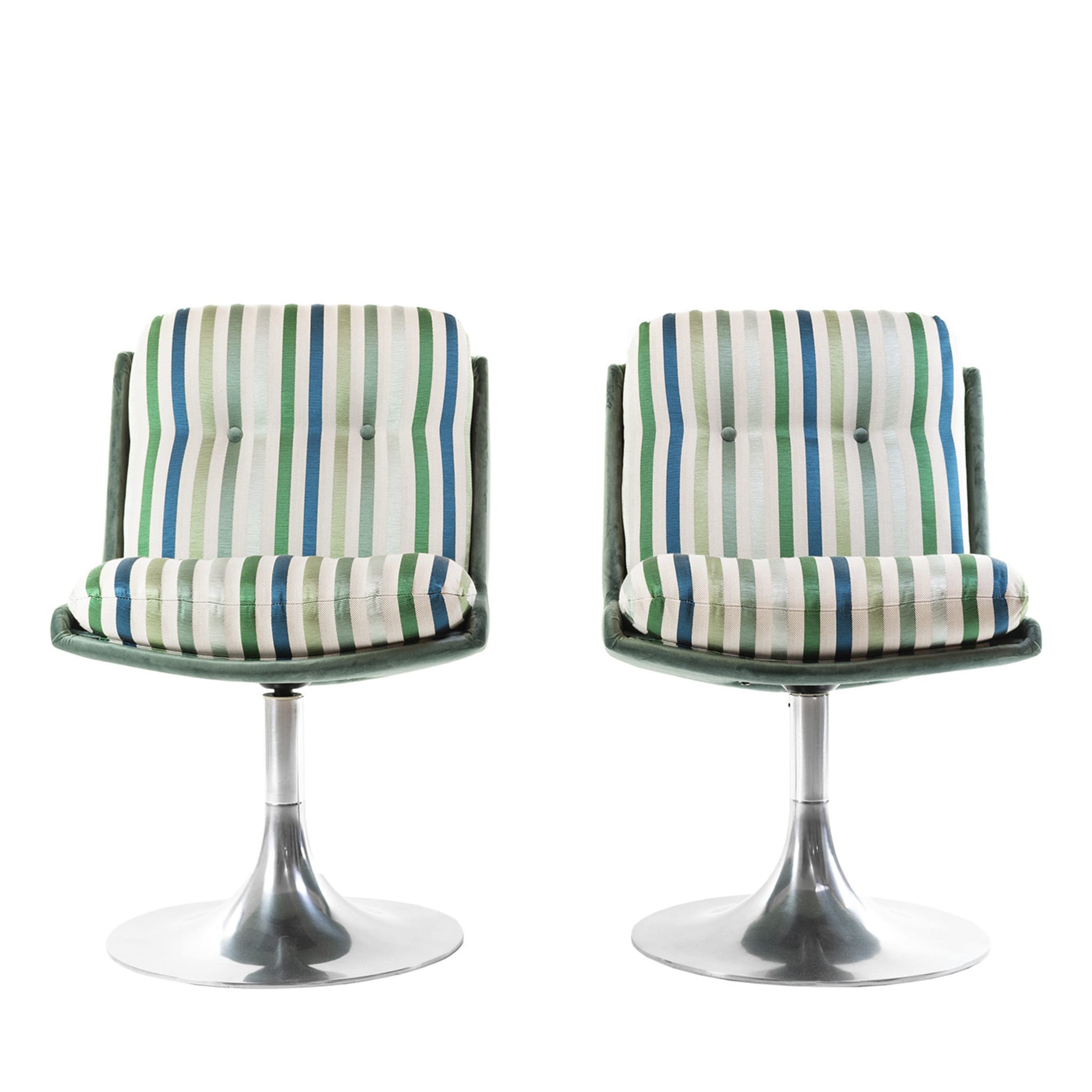 Trophies Set of 2 Pedestal Chairs  - Main view