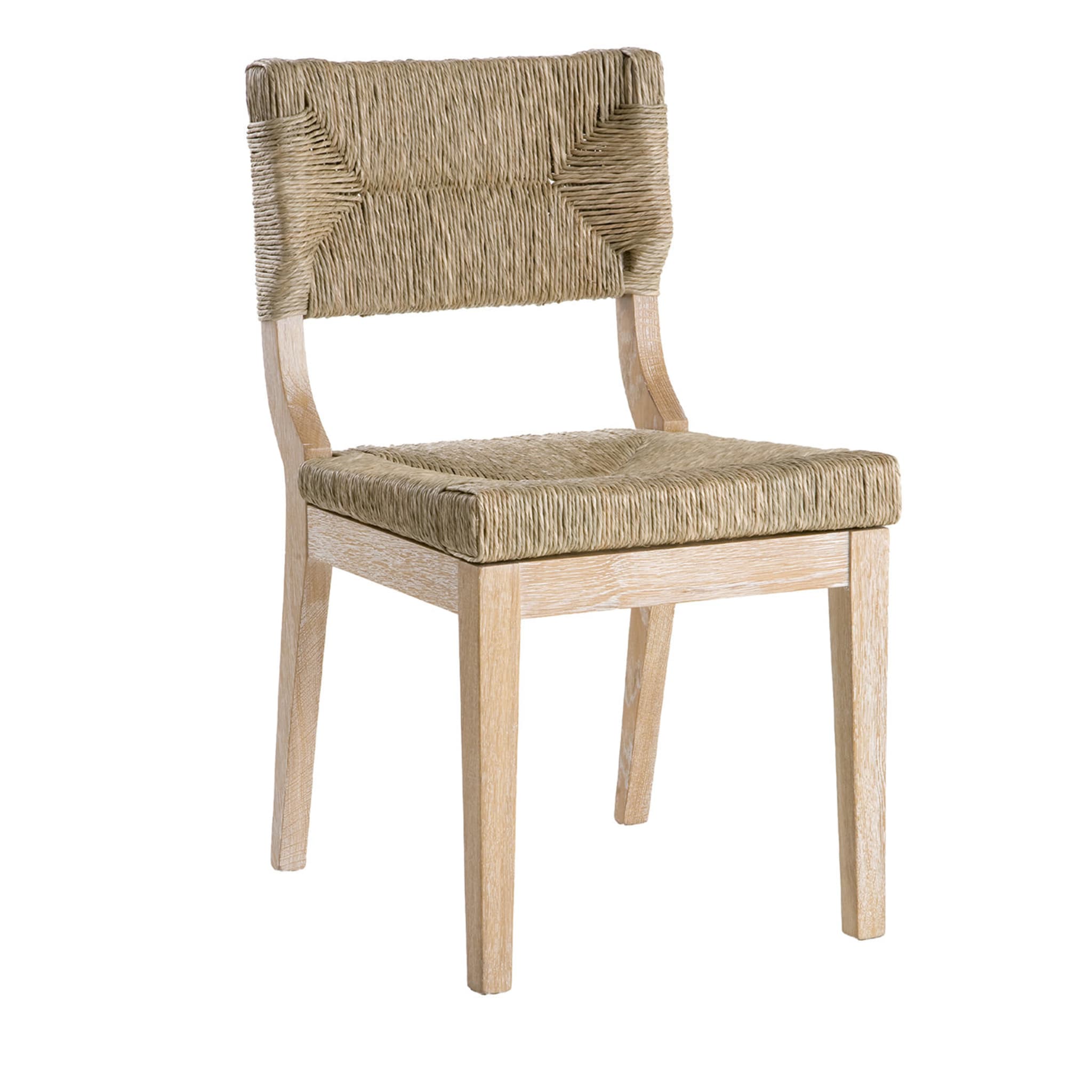 Durmast Wood Straw Chair by Michele Bonan - Main view