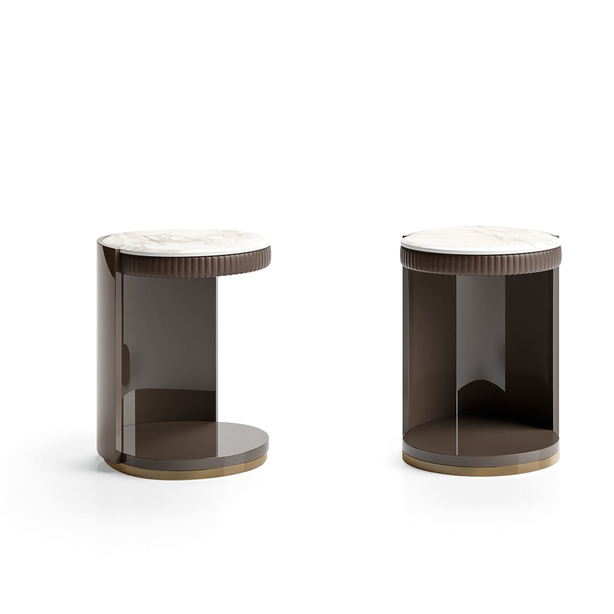 Dagmar Side Table with Marble Top - Alternative view 1