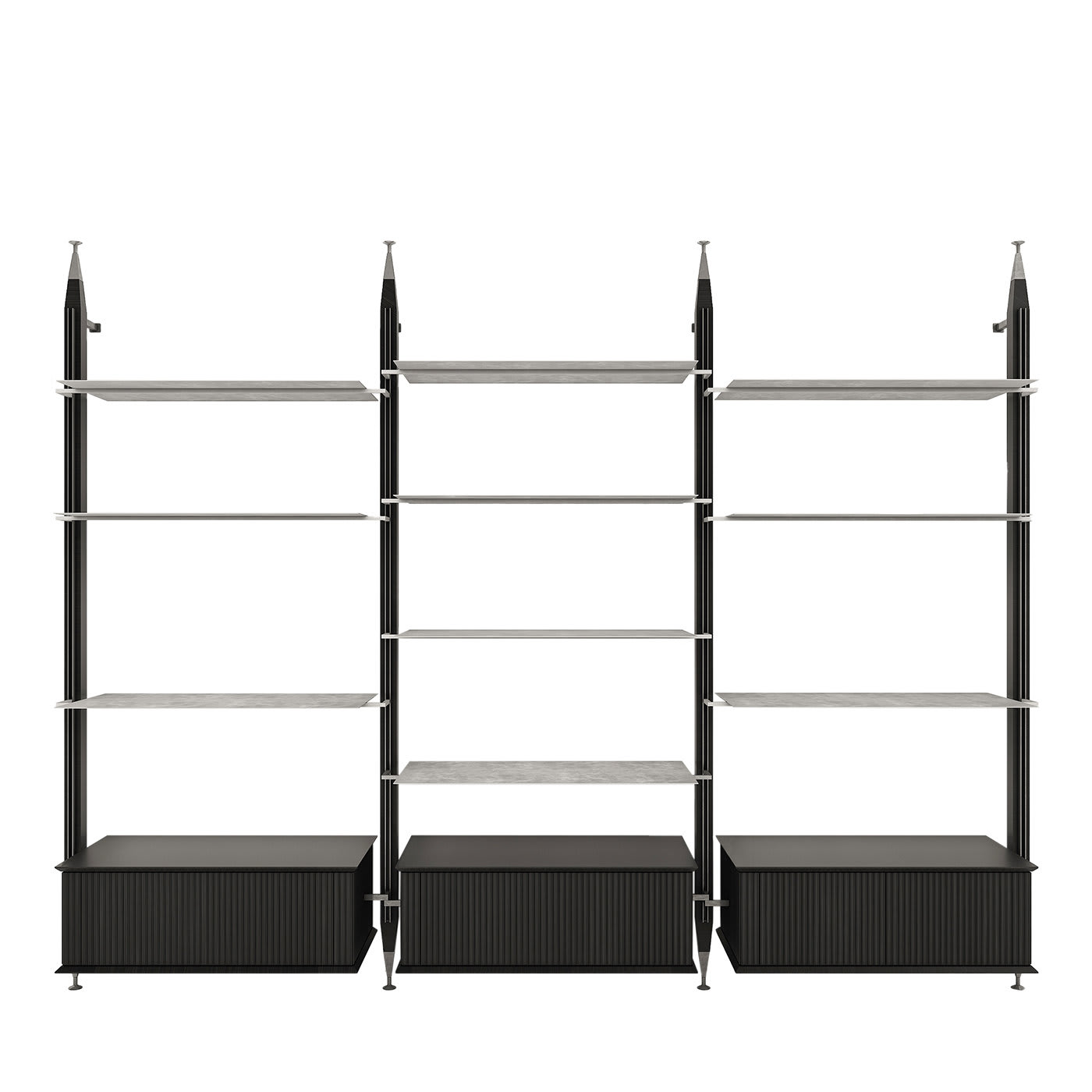 Black Modular Bookcase - D-Ita