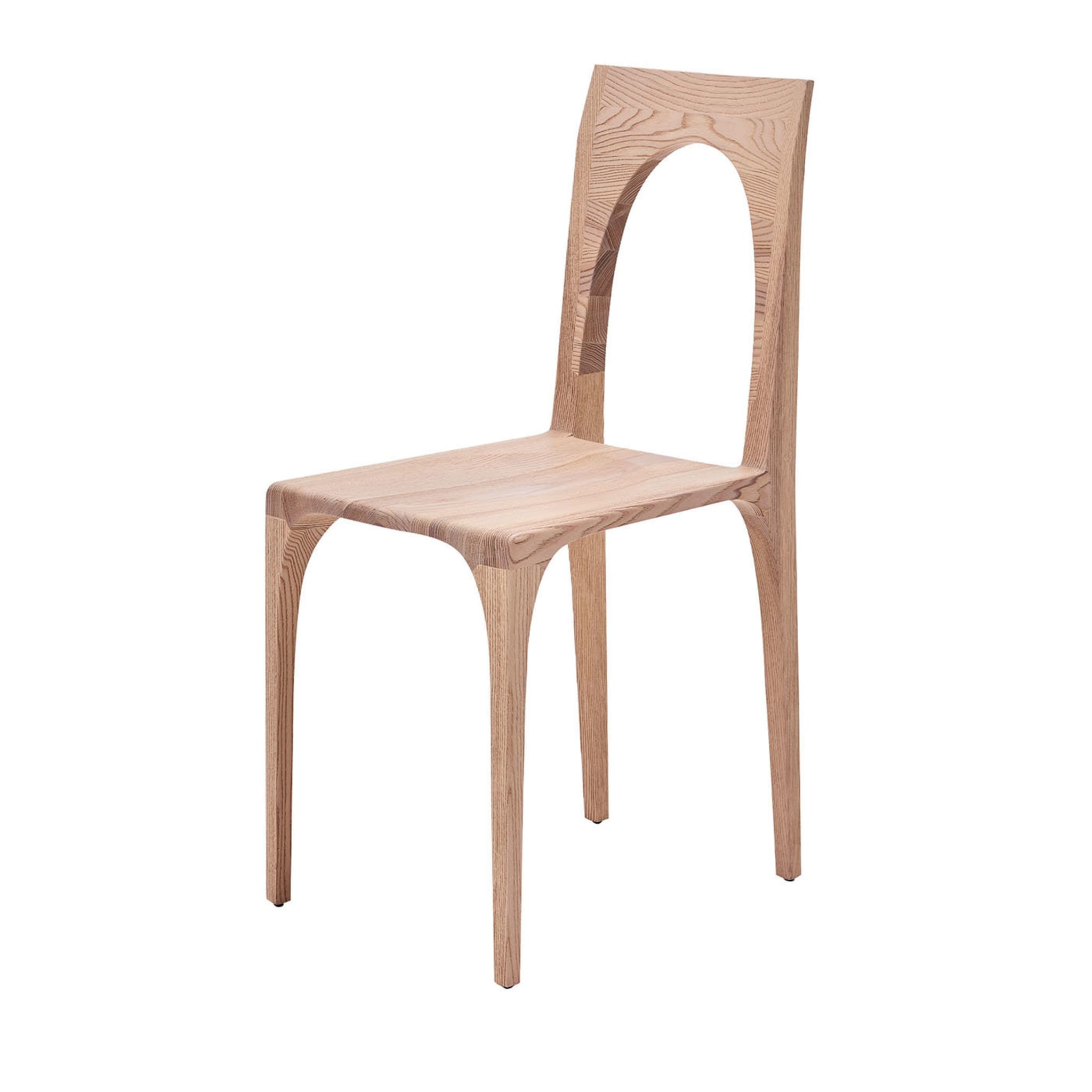 Gio Juego de 2 sillas de madera de fresno blanqueado  - Vista principal