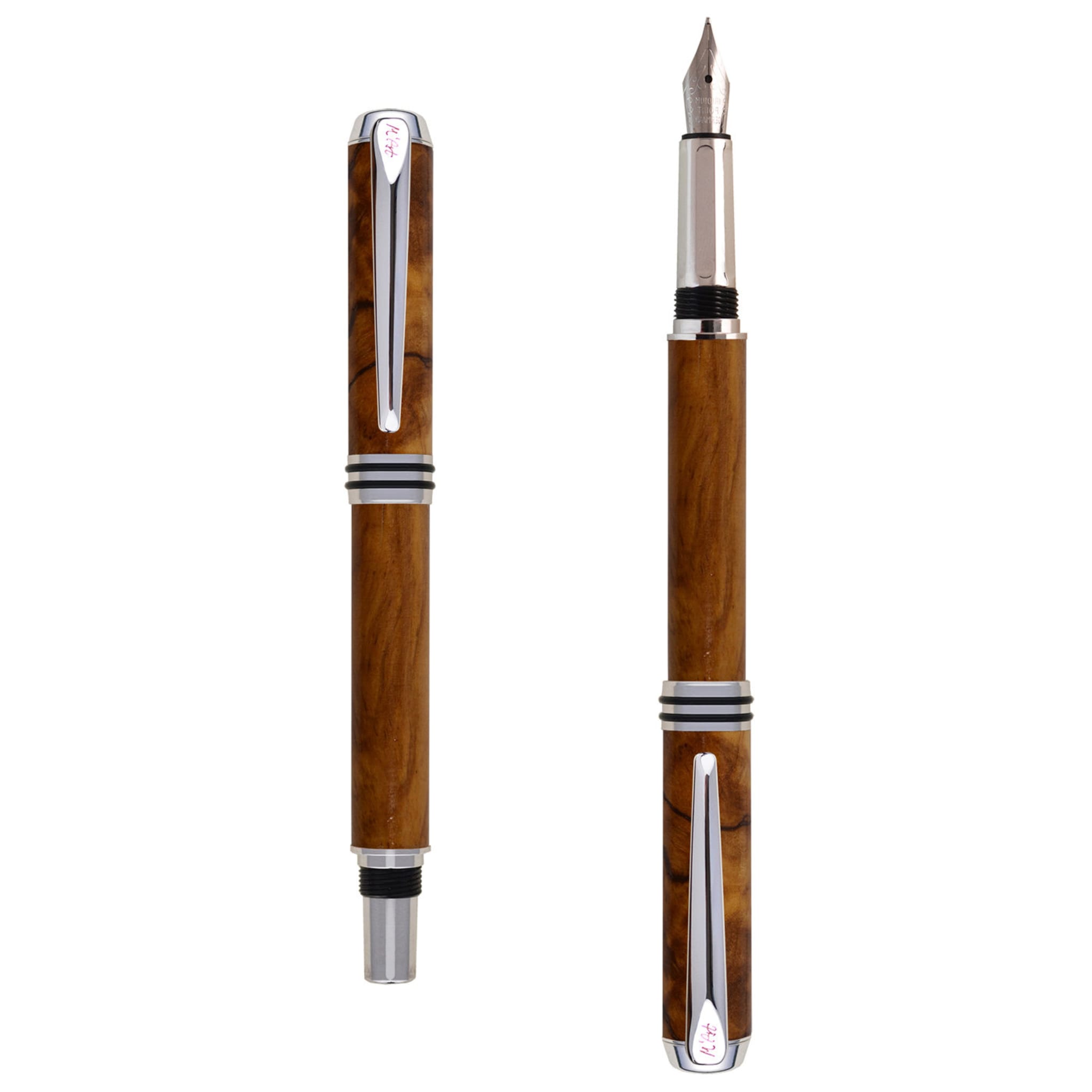 Antea Fountain Pen in Olive Wood - Main view
