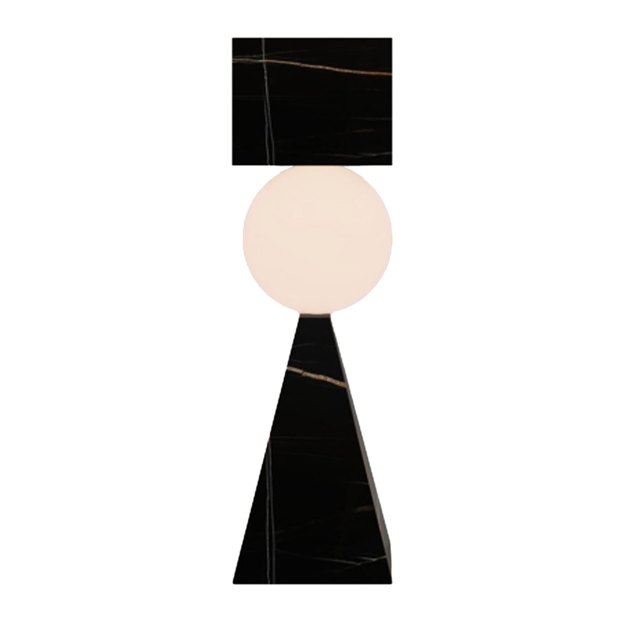 Lampe de table CS Class en marbre Sahara Noir by sid&sign - Vue principale