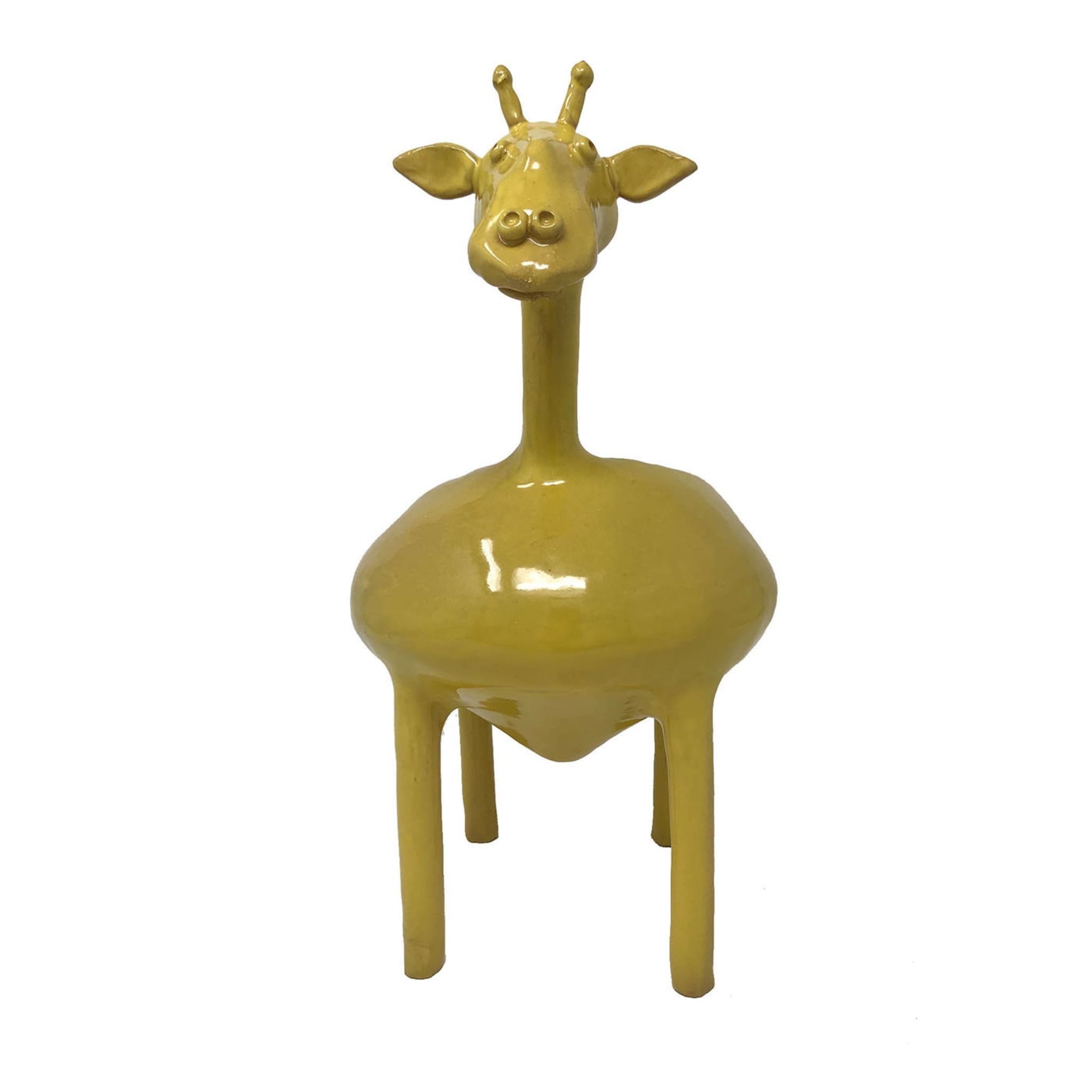 Grand bol à girafe jaune - Vue principale