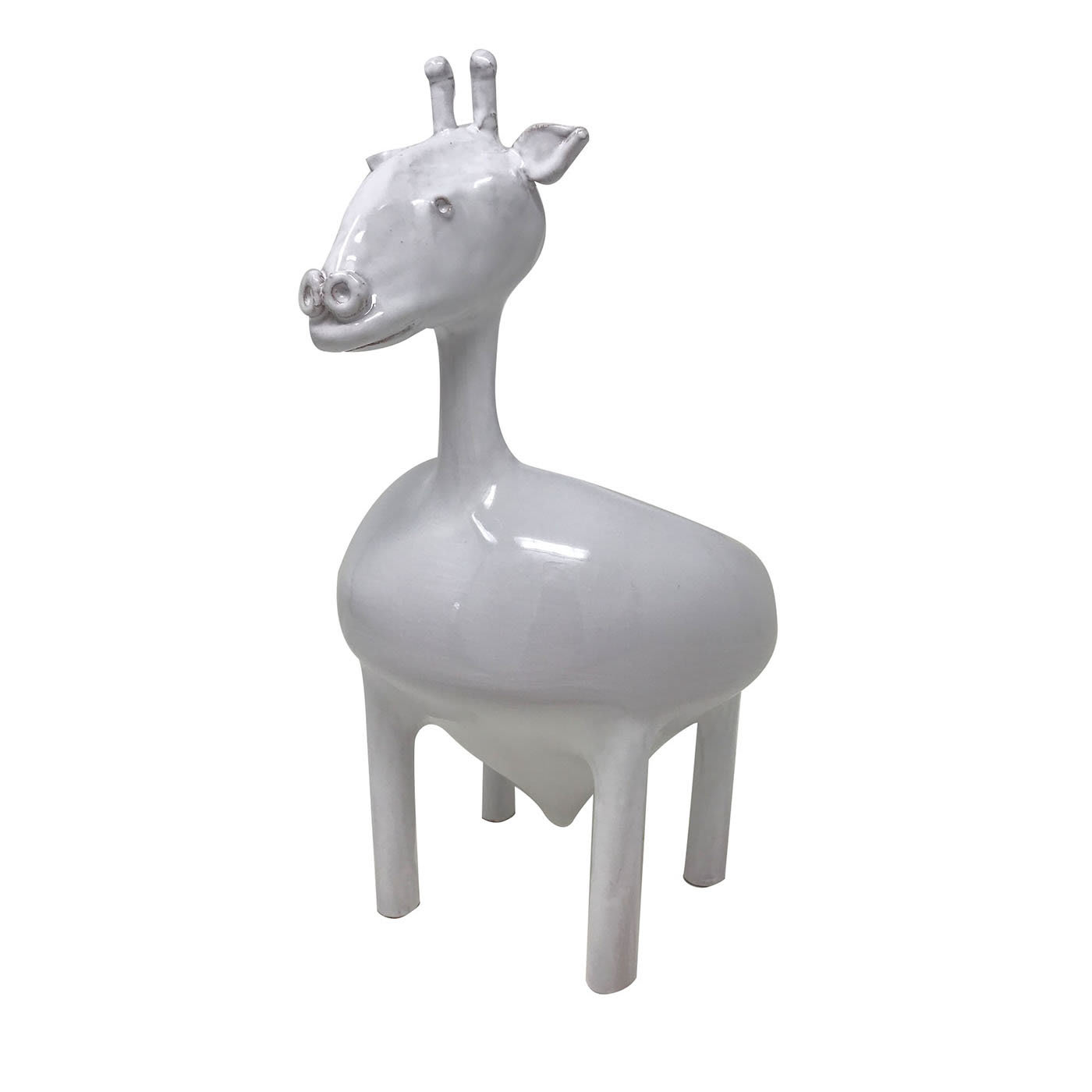 Medium White Giraffe Bowl - Freaklab