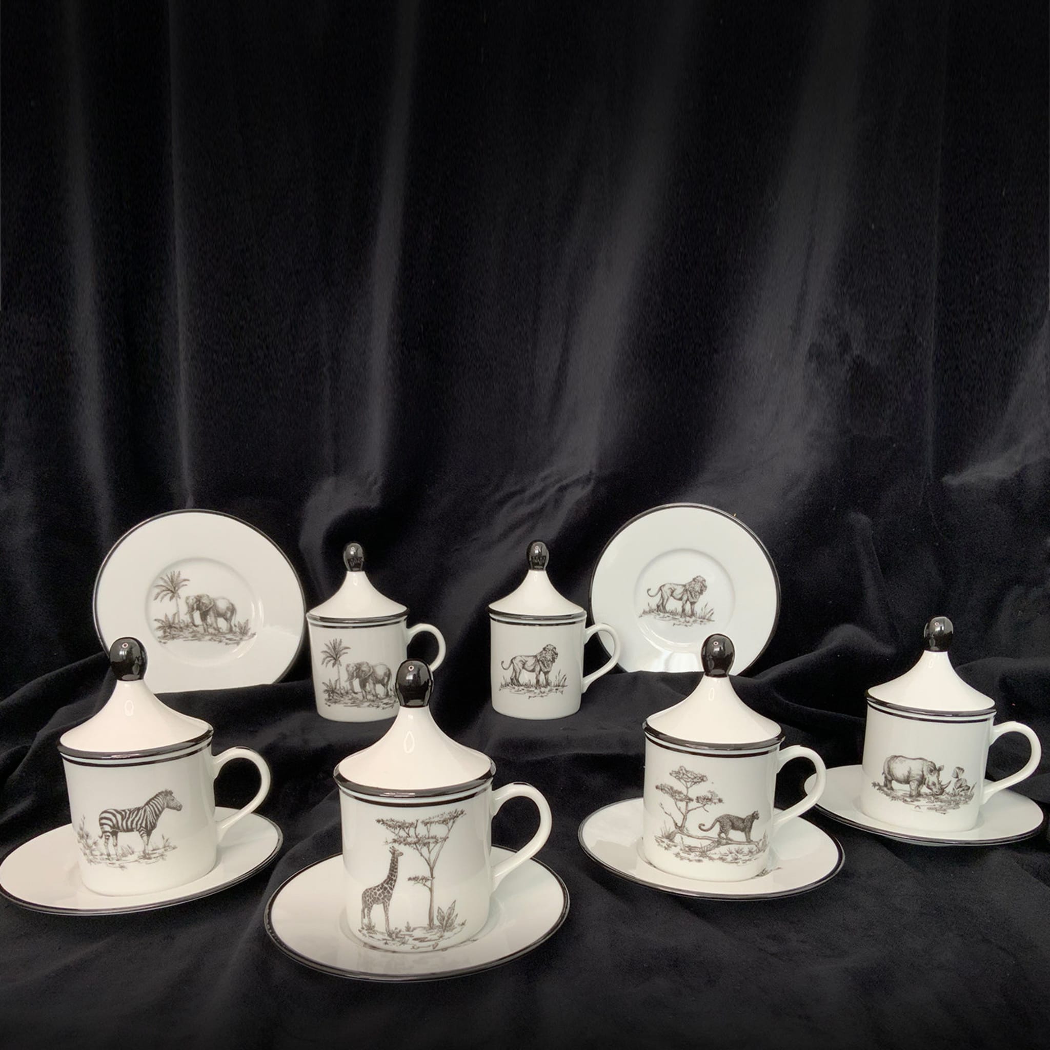 Set of 6 Savana Espresso Cups - Alternative view 2