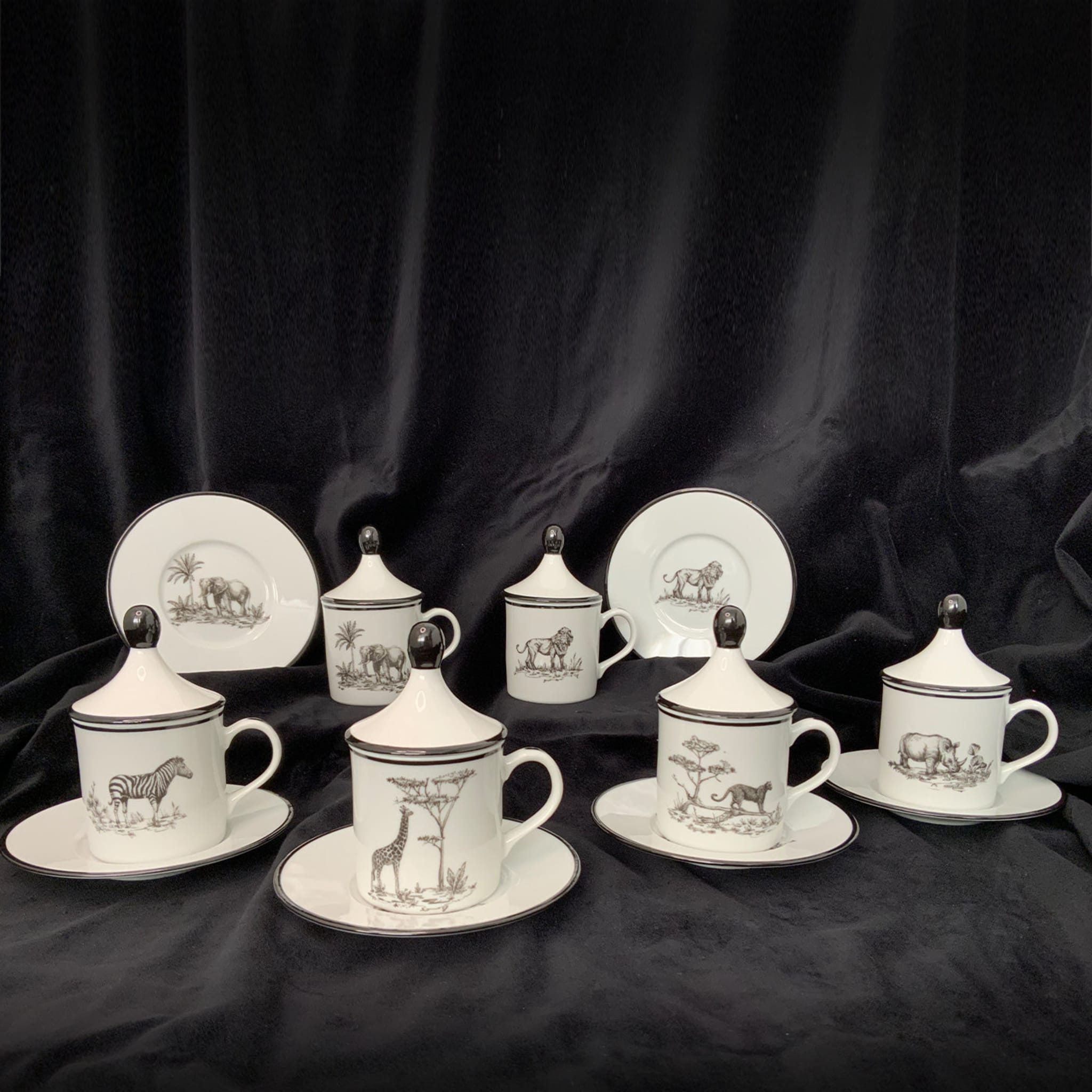 Set of 6 Savana Espresso Cups - Alternative view 4