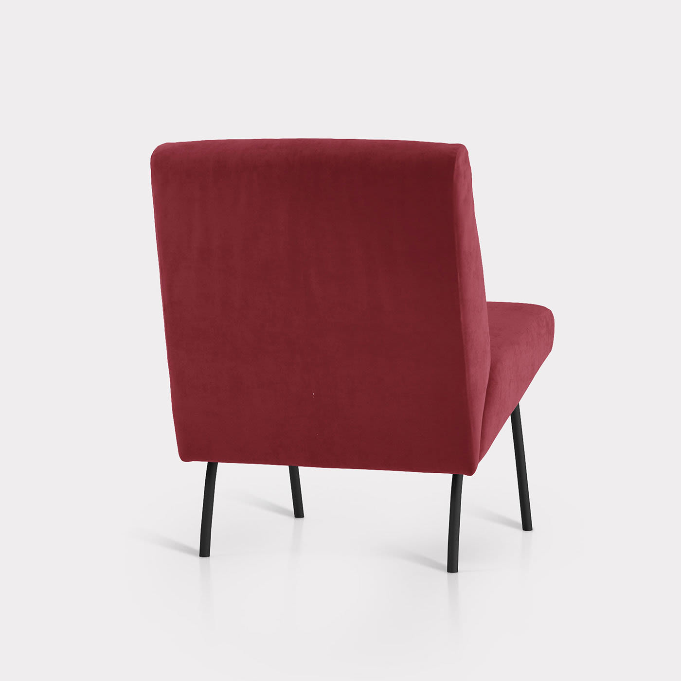 Burgundy Lounge Chair - Loopo