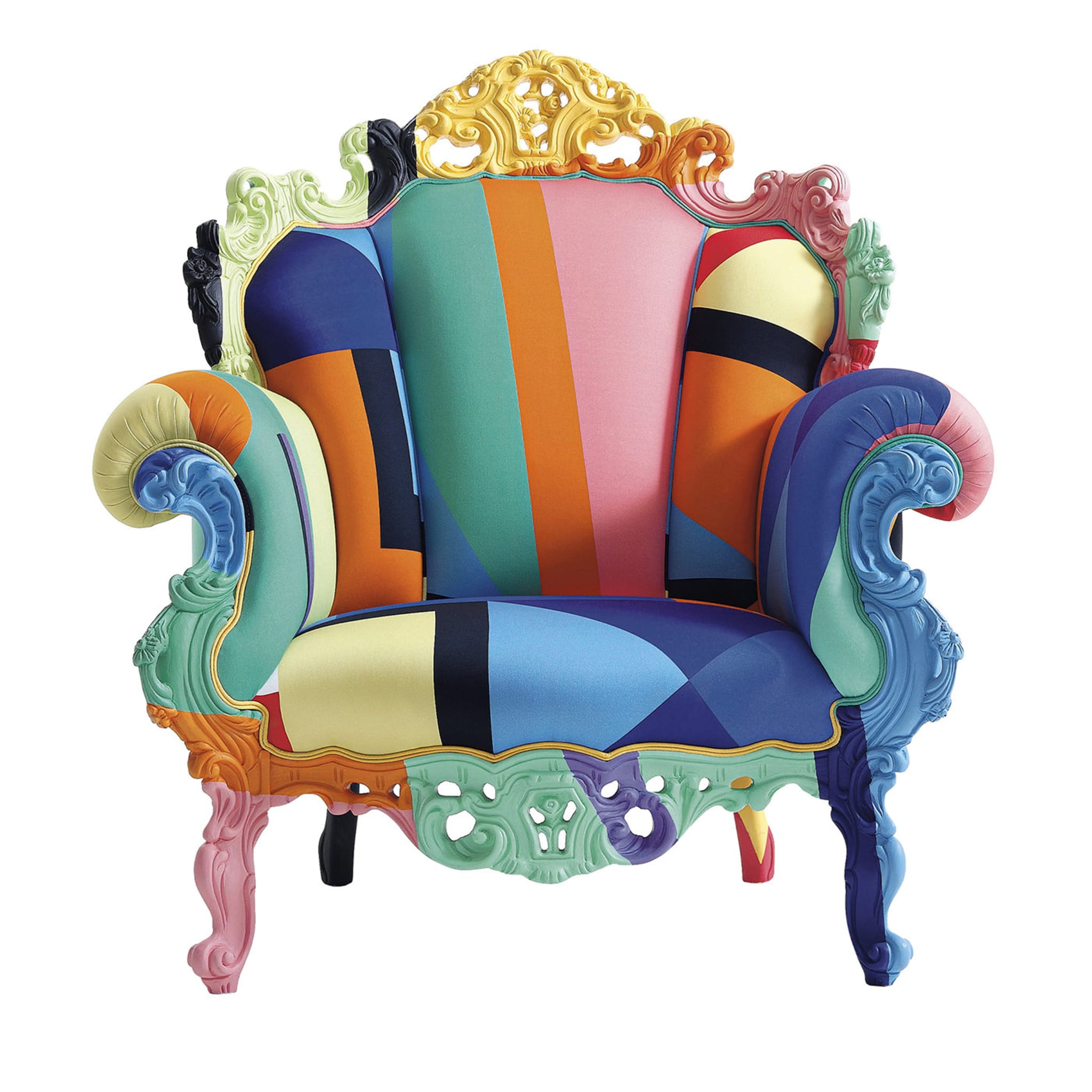 Proust Geometrica Armchair by Alessandro Mendini - Main view