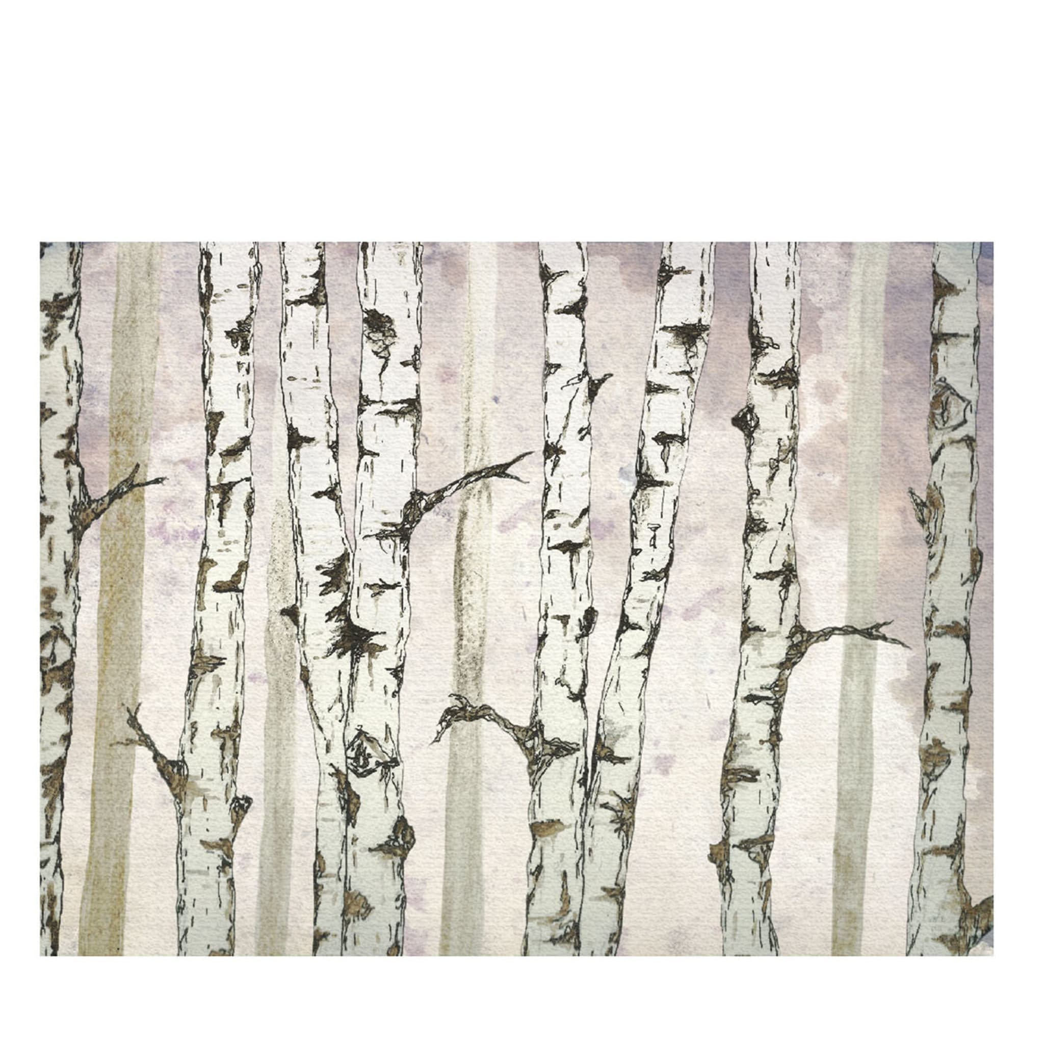 Nature Trees Beige Wallpaper - Main view