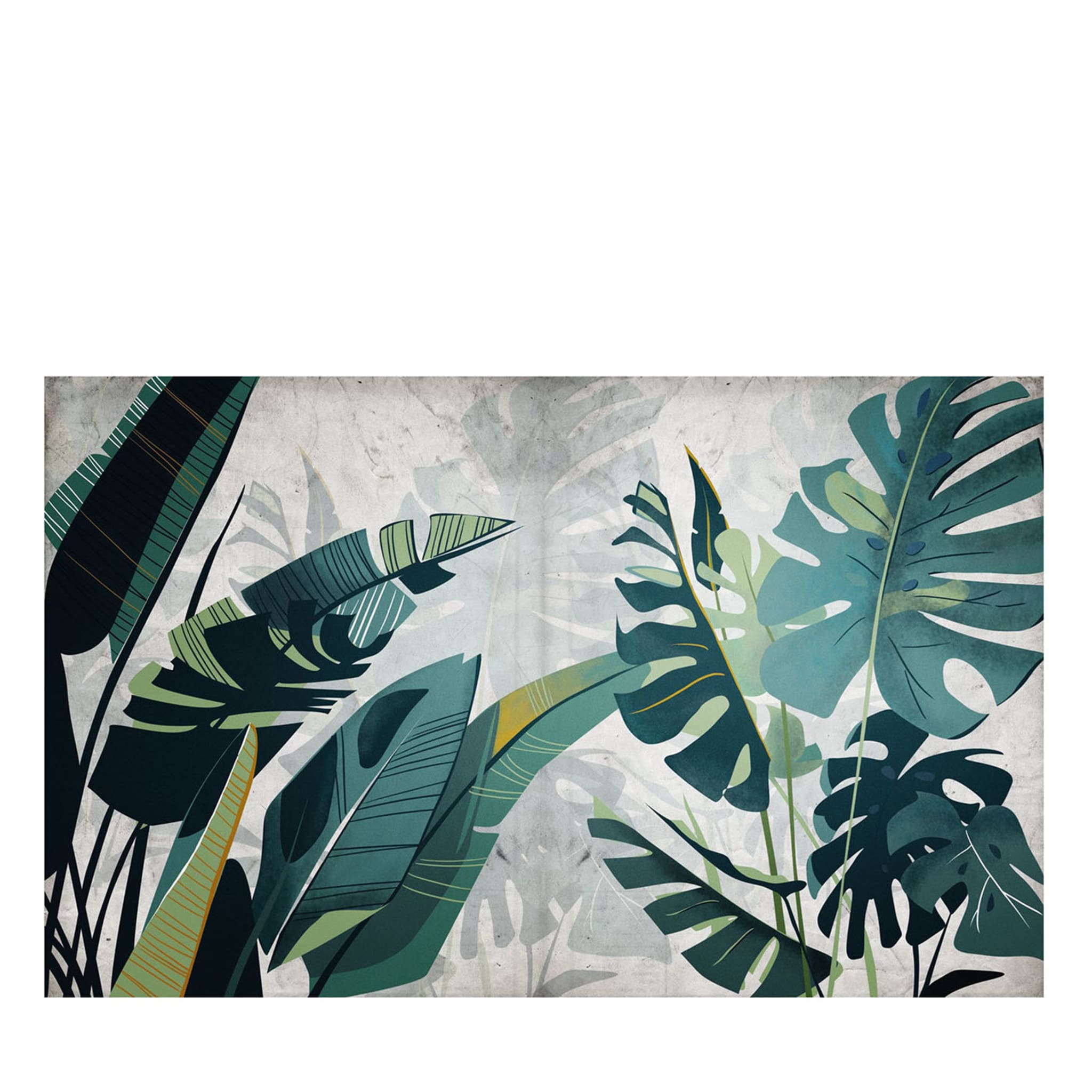 Botanika Jungla Gray and Green Wallpaper - Main view