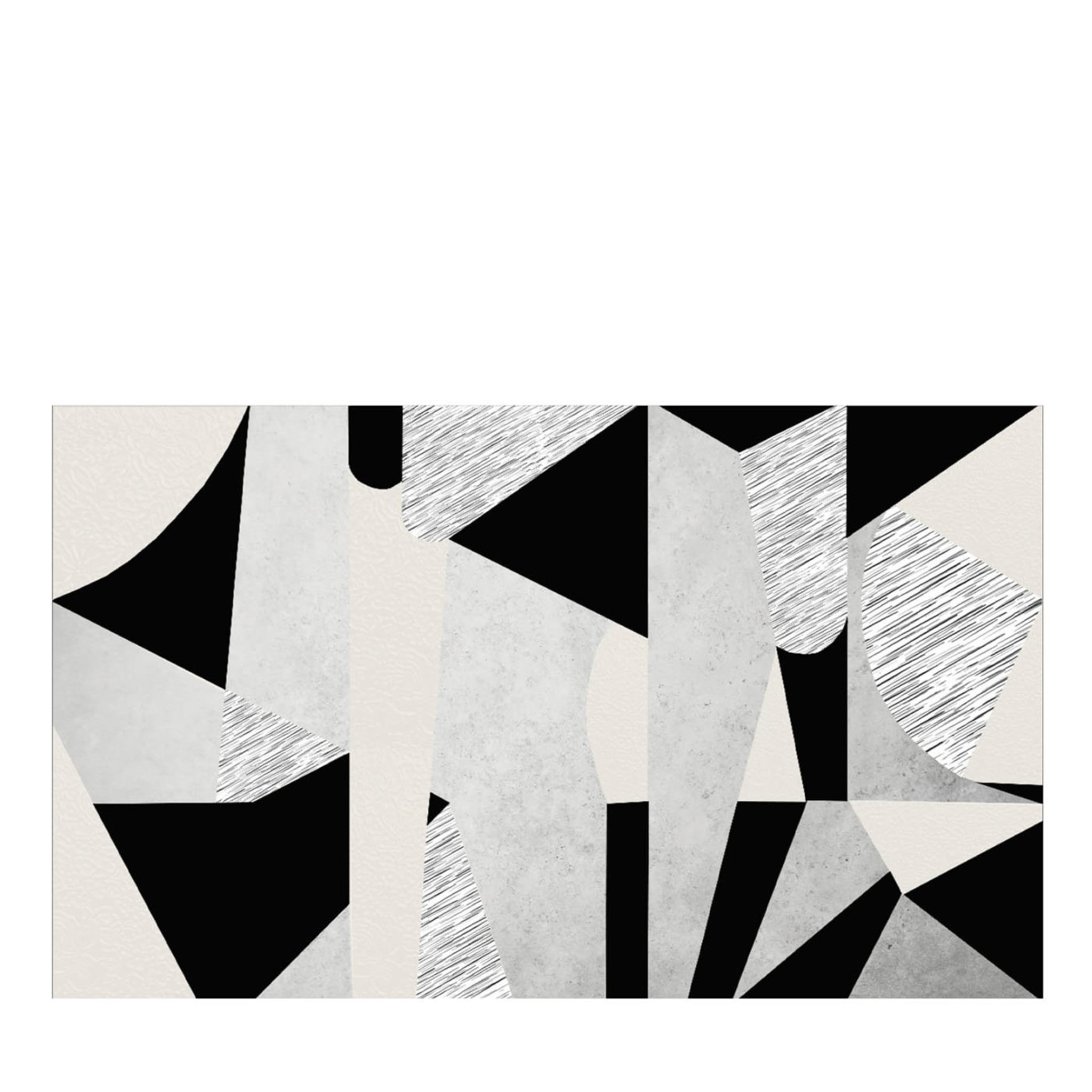 Bhaus100 Carta da parati geometrica in bianco e nero - Vista principale