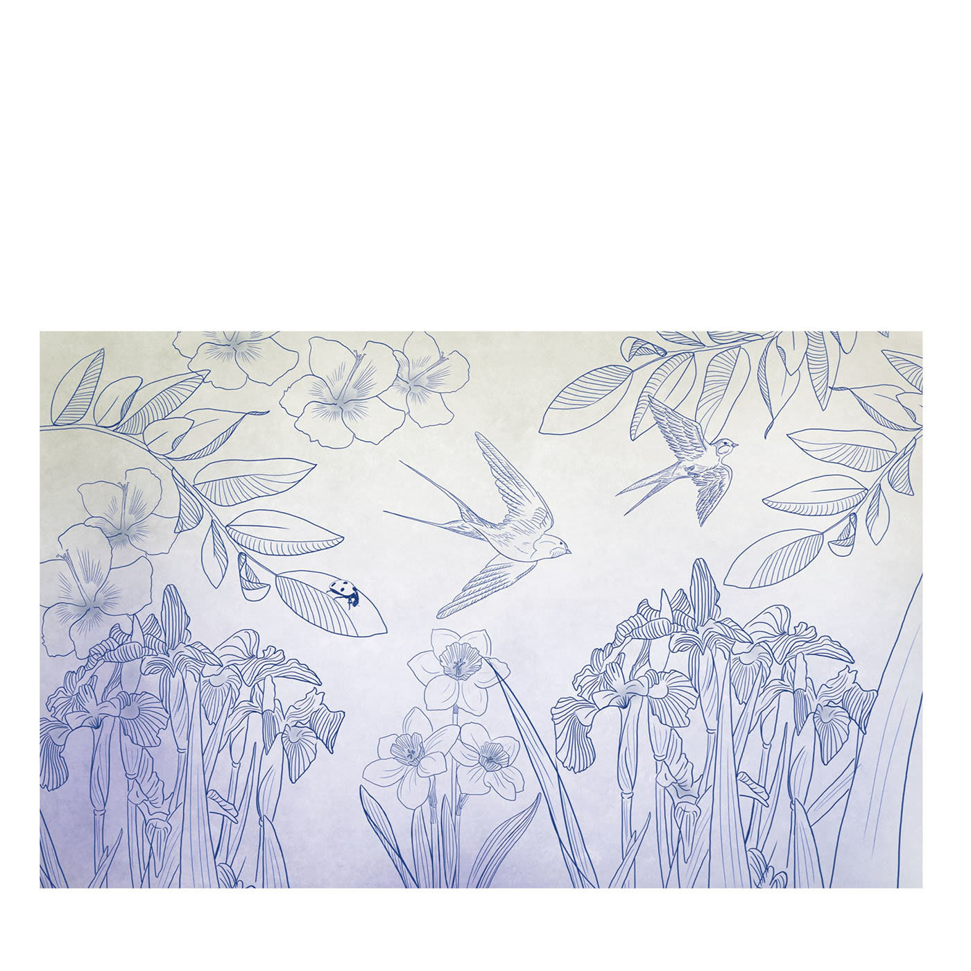 Botanika Iris Wallpaper - Officinarkitettura