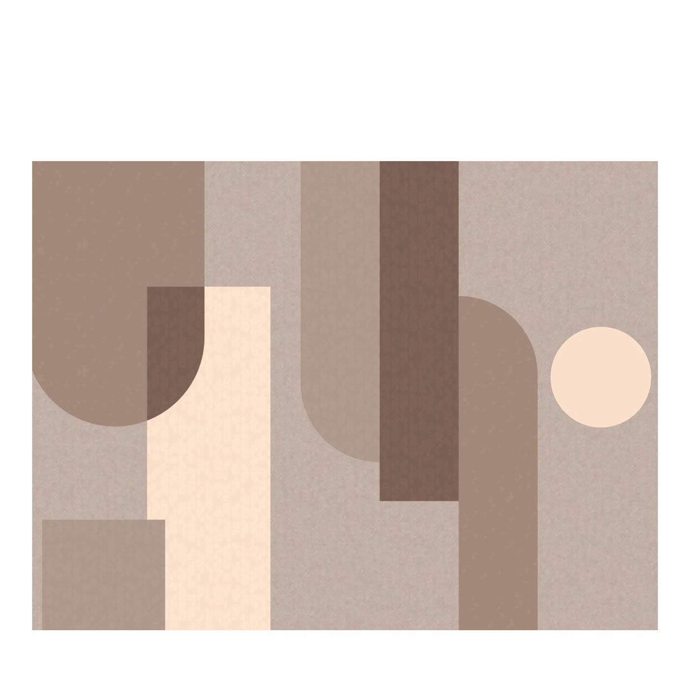 Bhaus100 Composition Beige and Brown Wallpaper Officinarkitettura ...