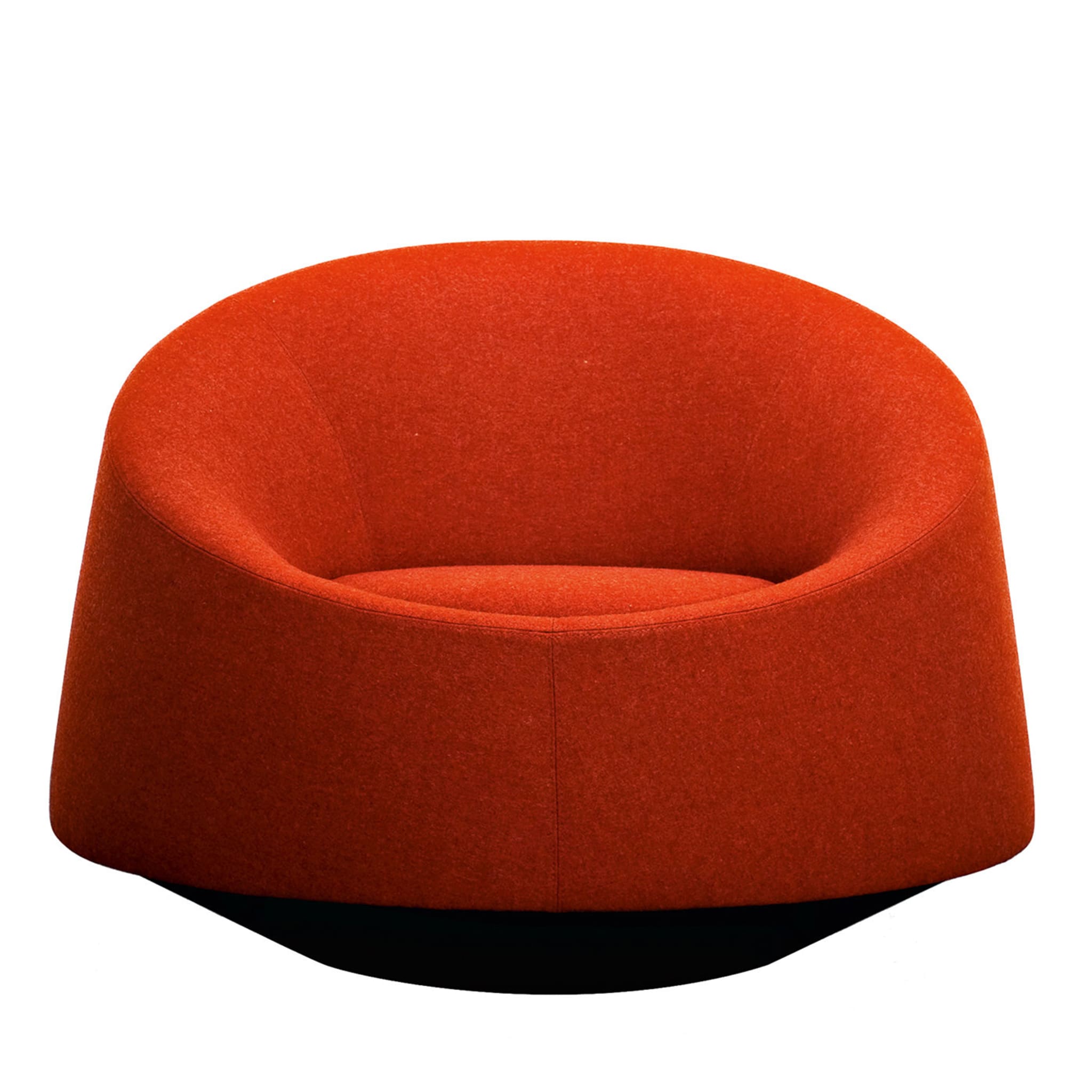 Crystal Red Round Armchair by Pearson Lloyd - Main view