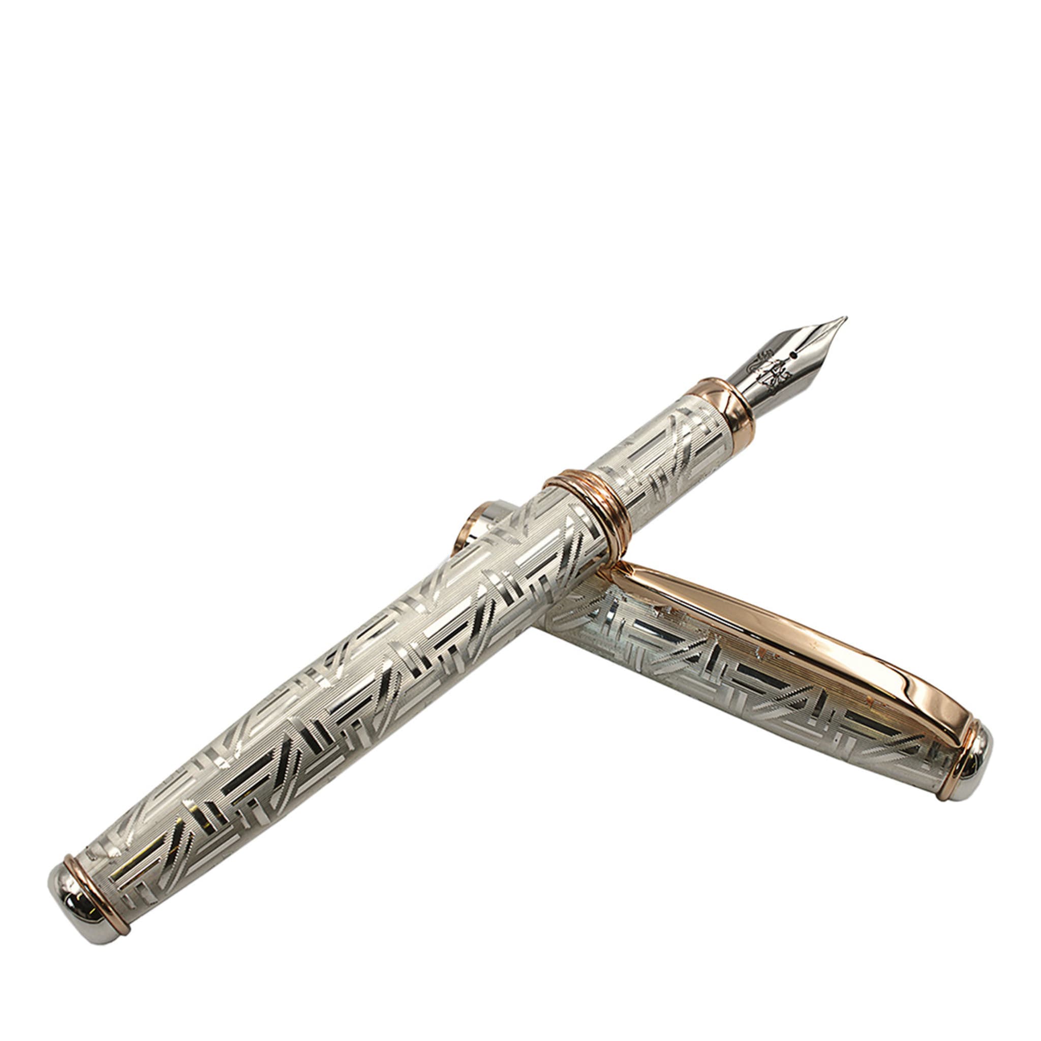 Pen and the City Silver Fountain Pen - Main view