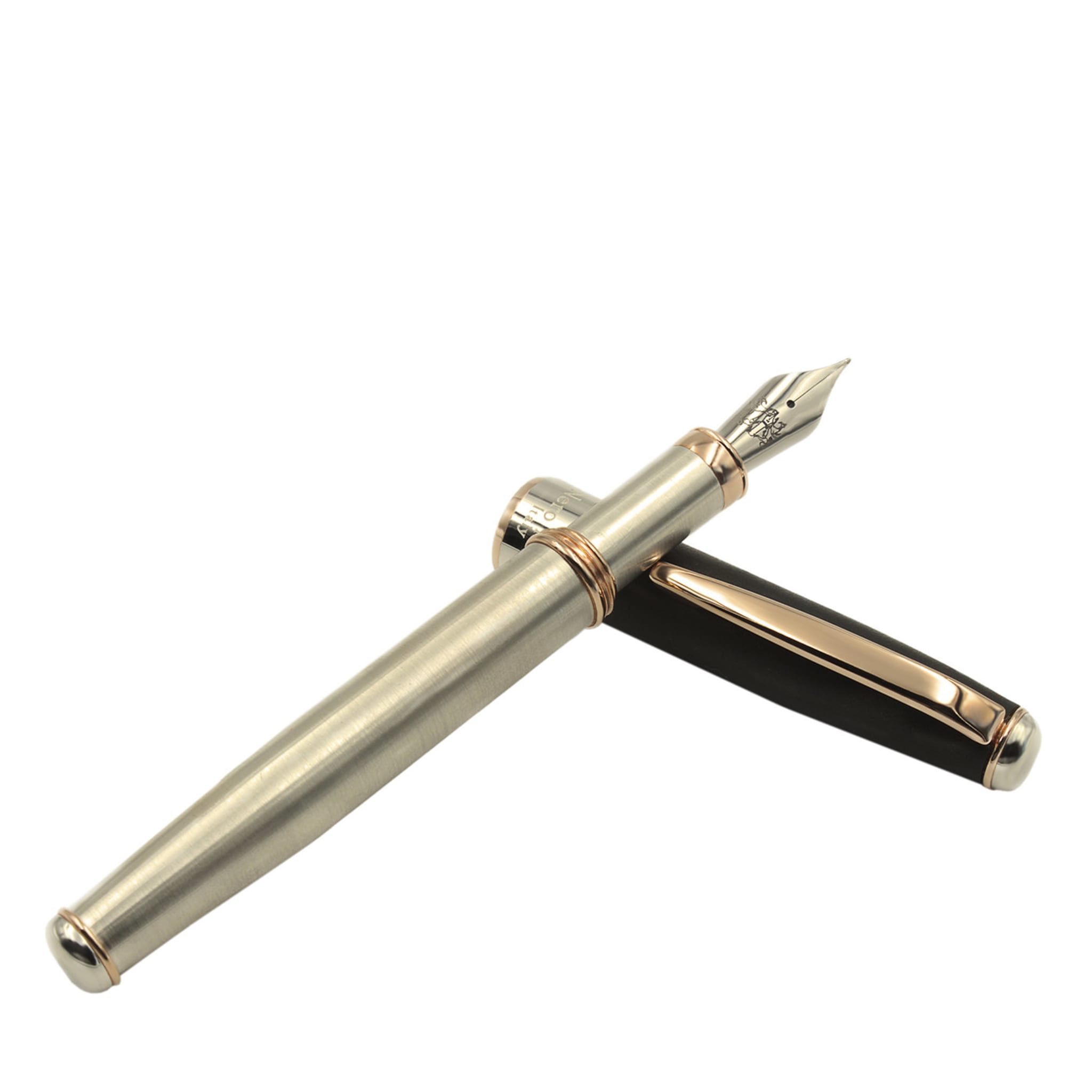 Silver Soft Touch Fountain Pen - Main view