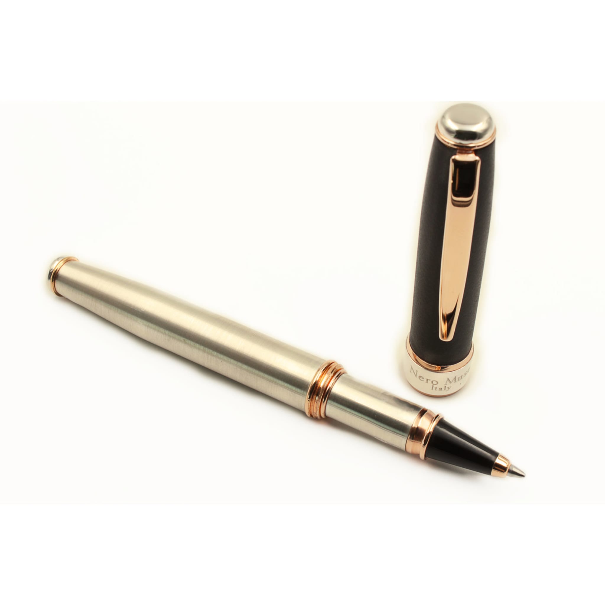 Silver Soft Touch Rollerball Pen - Alternative view 1