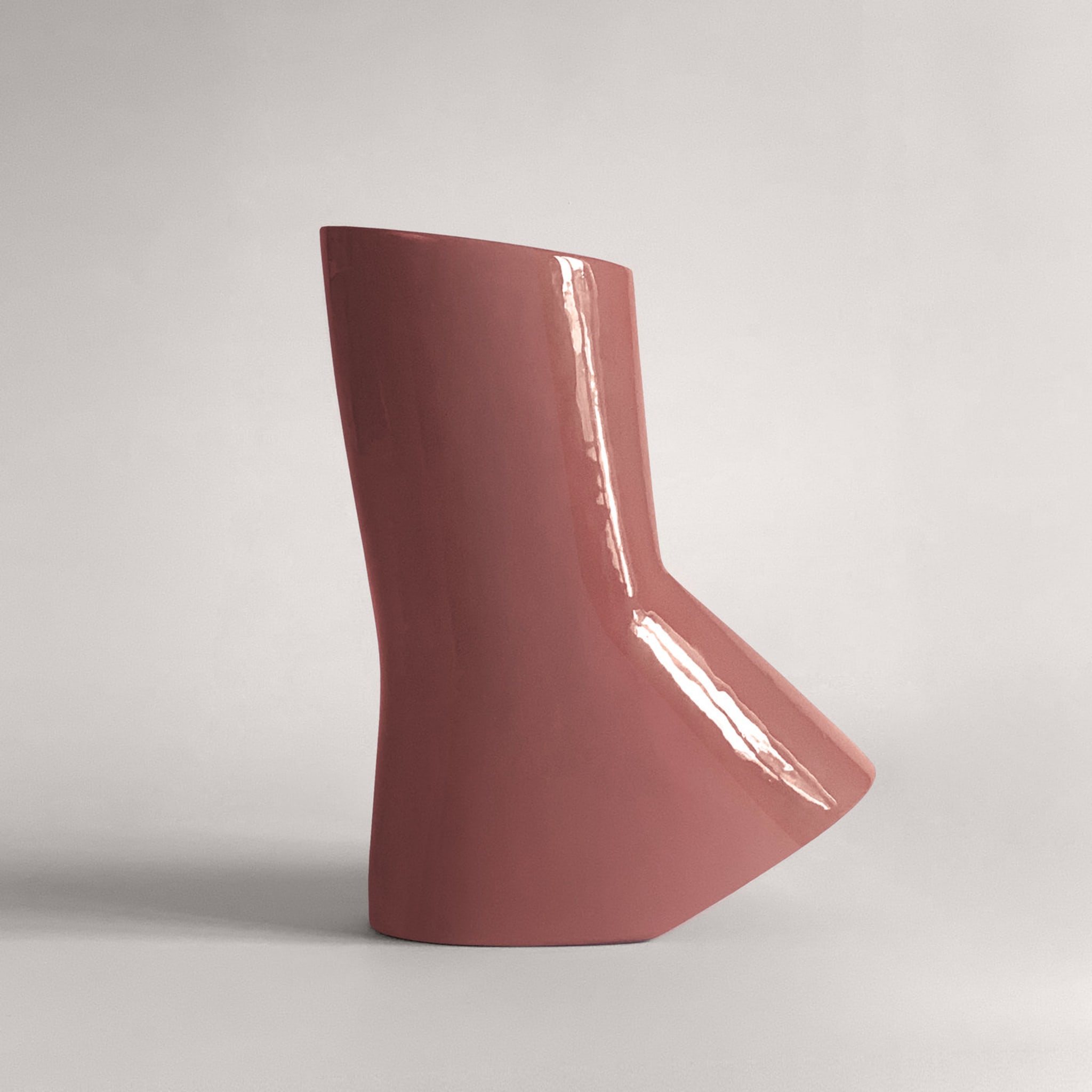 Vaso di ceramica alla cannella Menadi - Vista alternativa 1