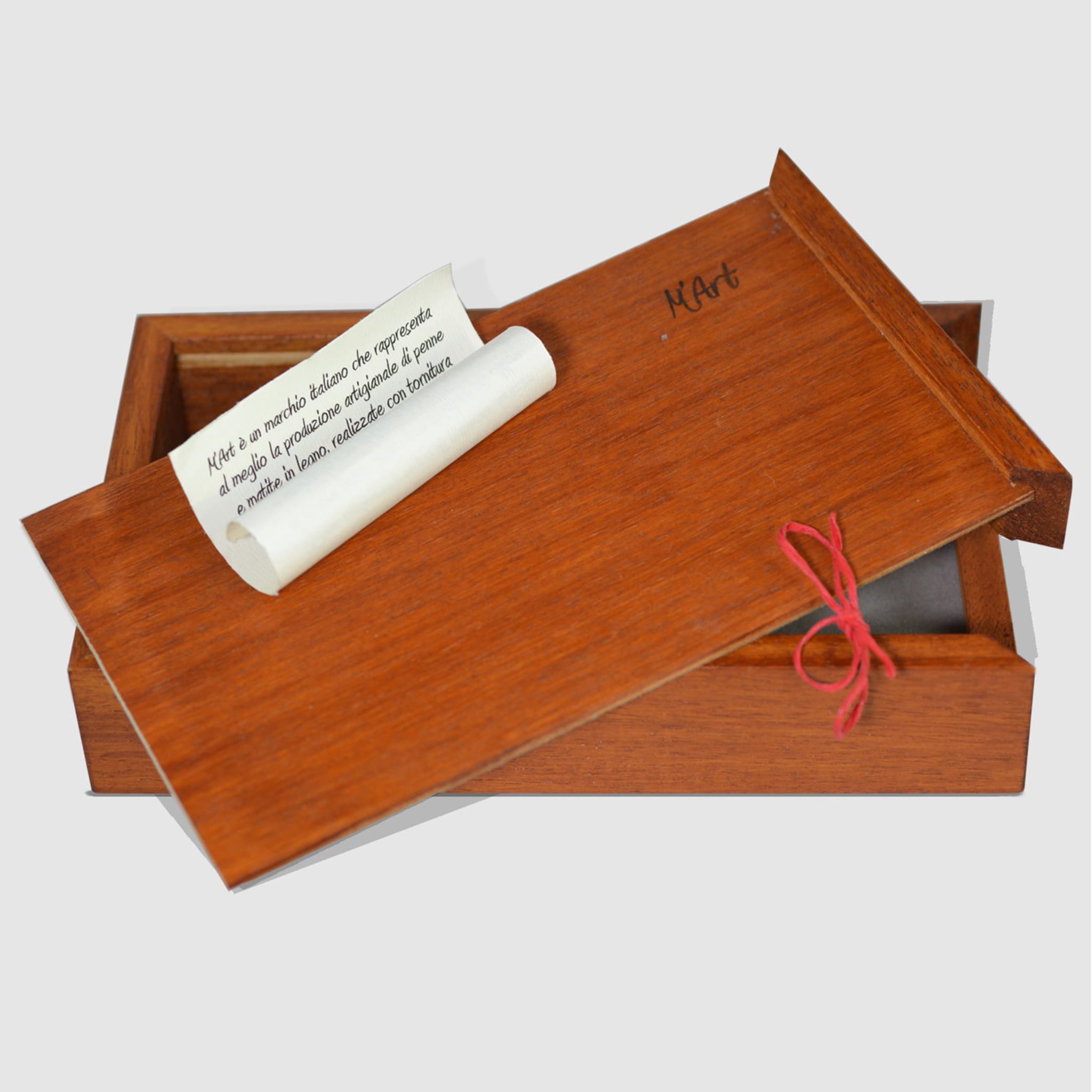 Bolígrafo Ipazia en madera de Padouk - Vista alternativa 4