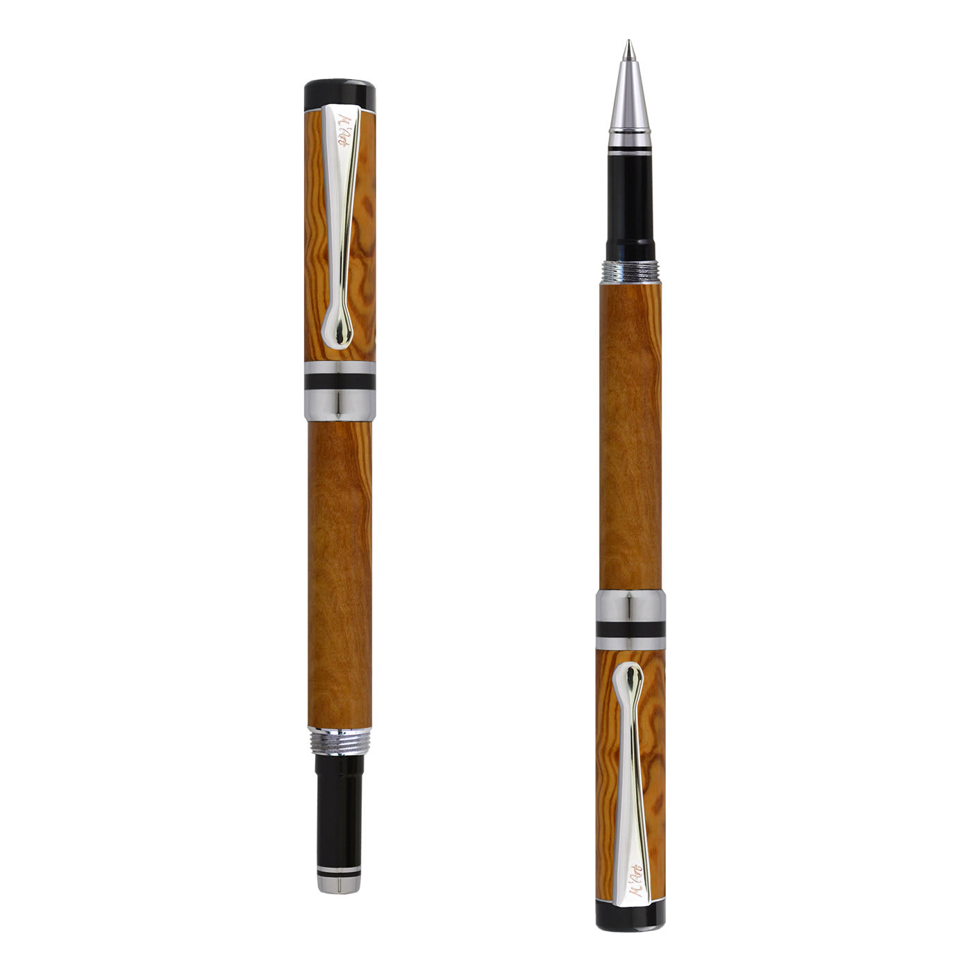 Ipazia Rollerball Pen in Olive Wood - M'Art