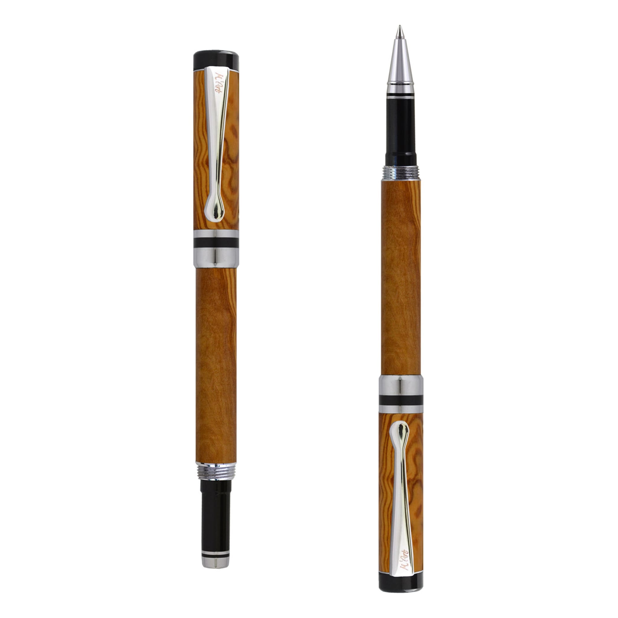 Ipazia Rollerball Pen in Olive Wood - Main view