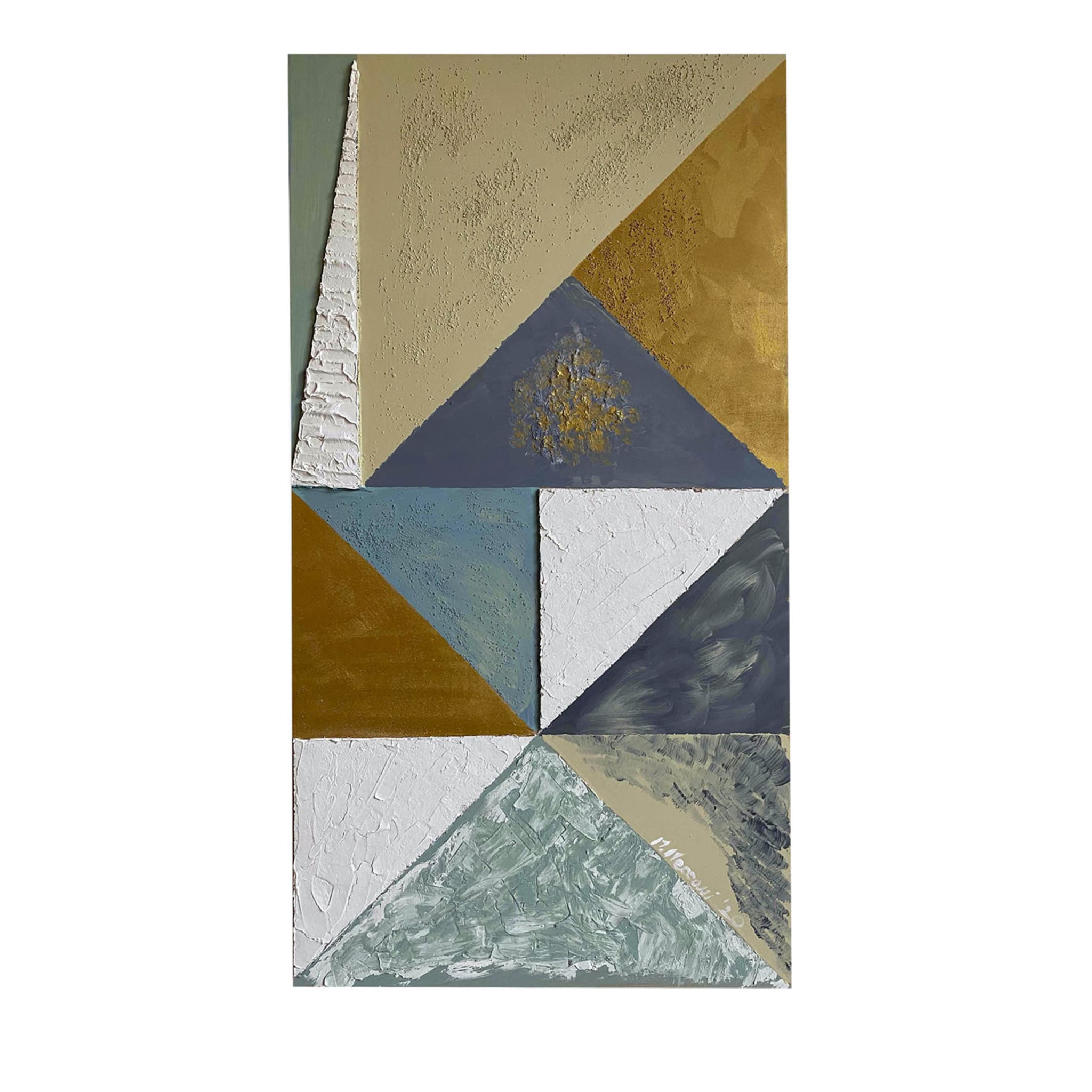 Triangolazioni Due Decorative Panel by Mascia Meccani - Main view